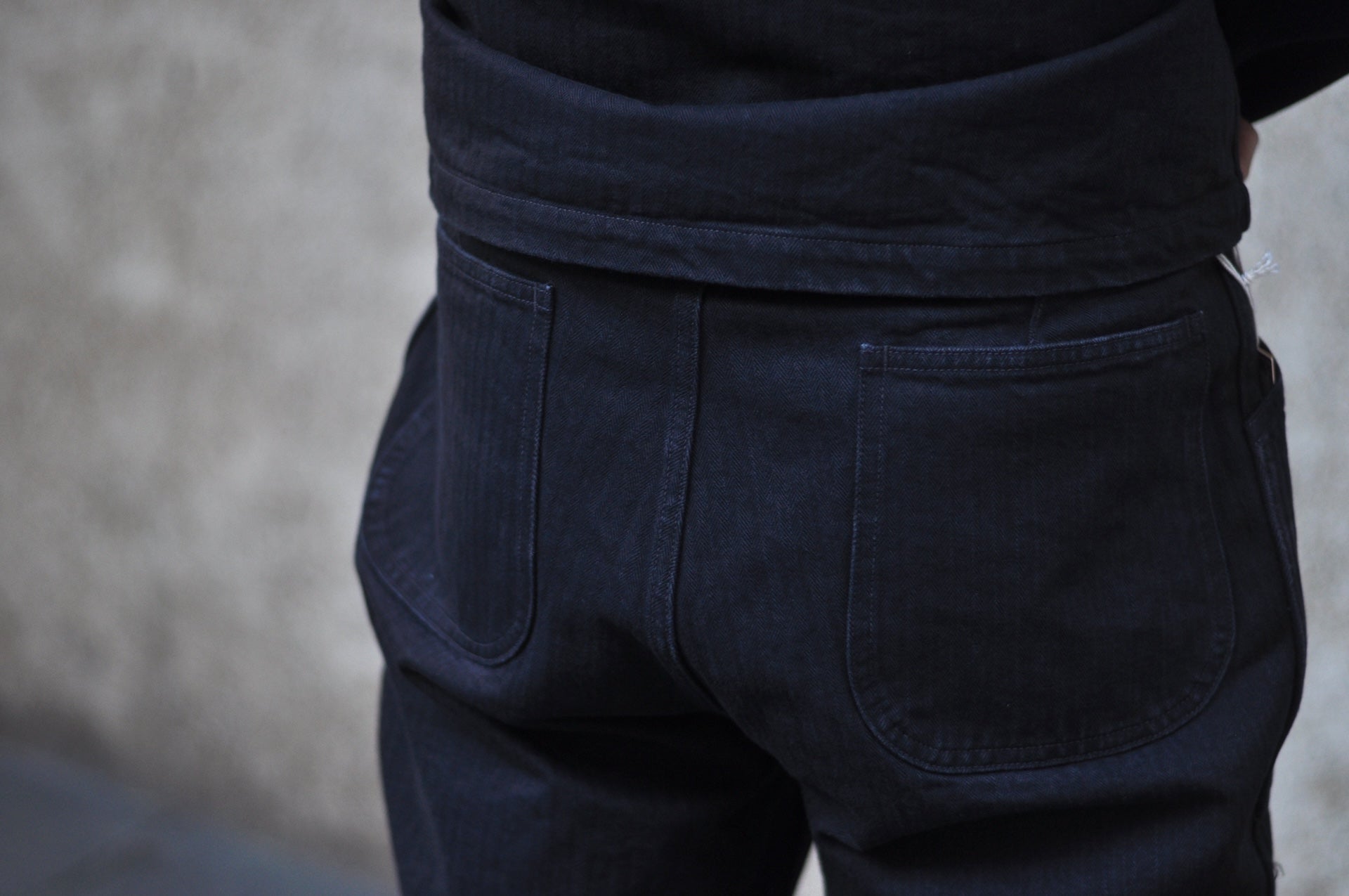 Freewheelers "GRUNTS" HBT Utility Trousers (Rude Black)