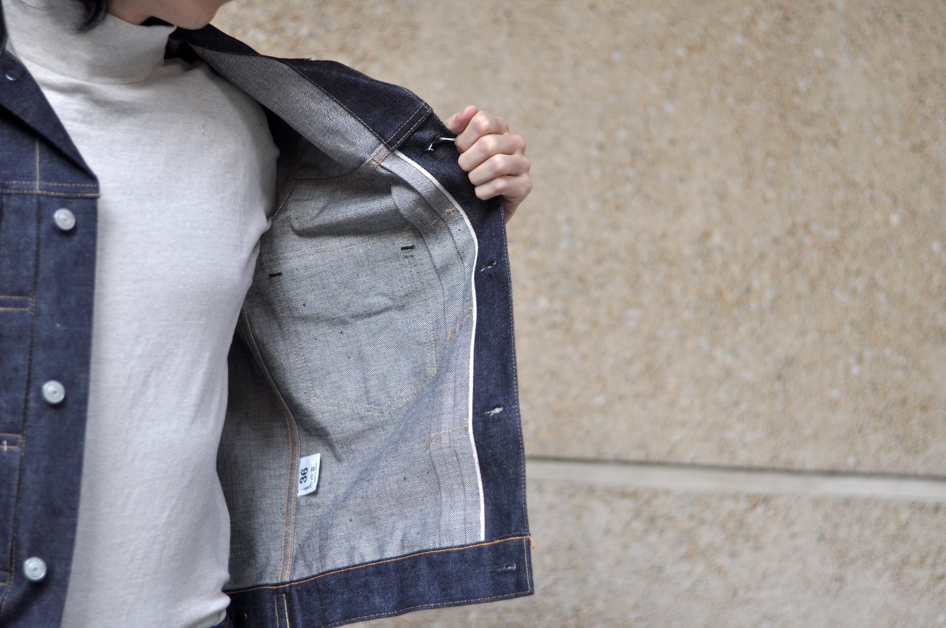 Denime X Warehouse Co. LOT. 232XX-54 14.5oz Indigo Dyed Type 2 Denim Jacket (1954 Model)