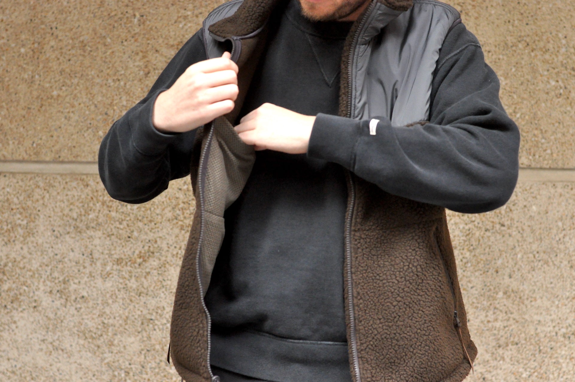 Ultima Thule by Freewheelers "Ranger" Fleece Vest (Dark Brown)