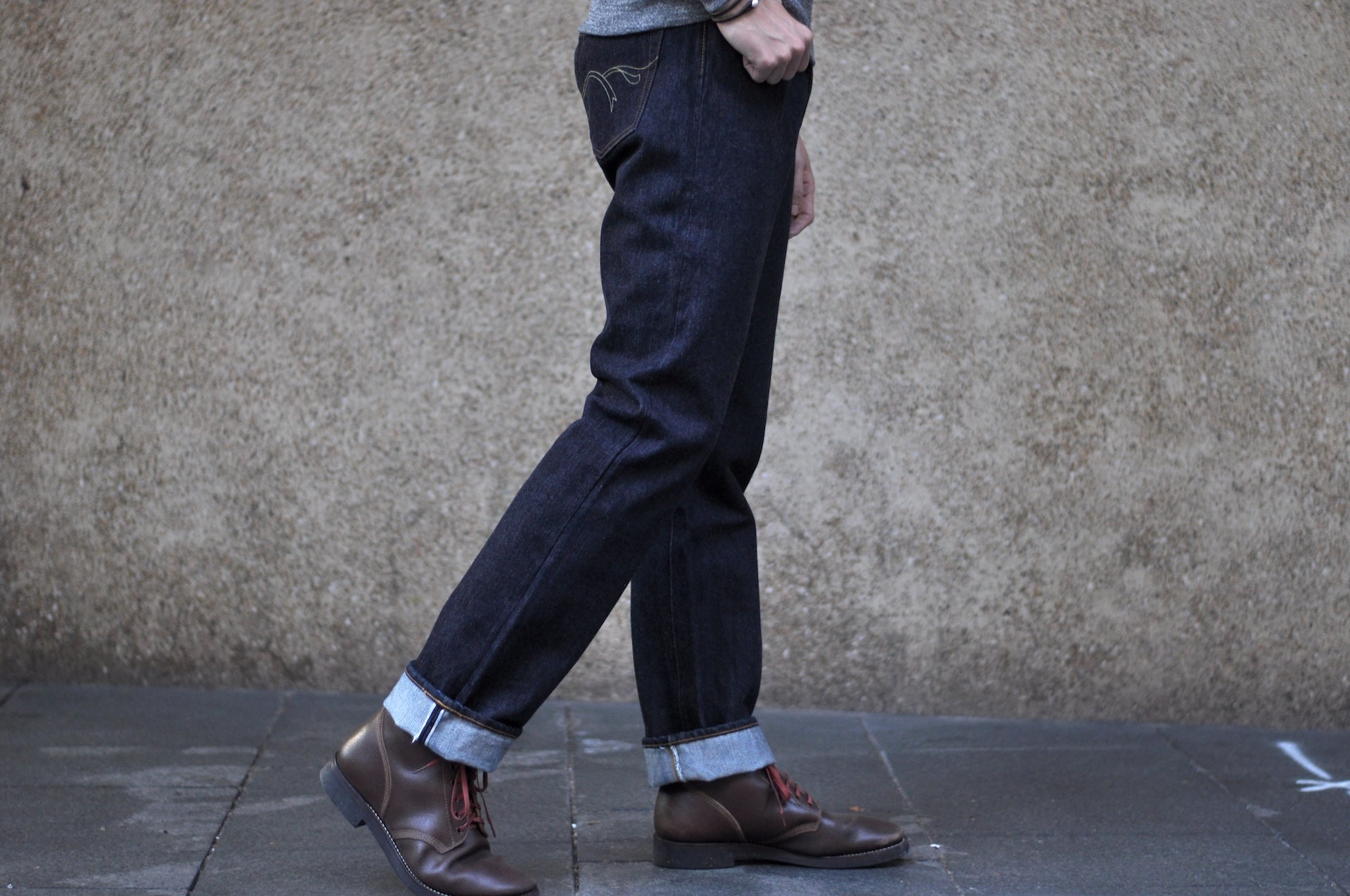 The Flat Head FN-8004 18oz Heavyweight Denim (Straight Tapered fit)