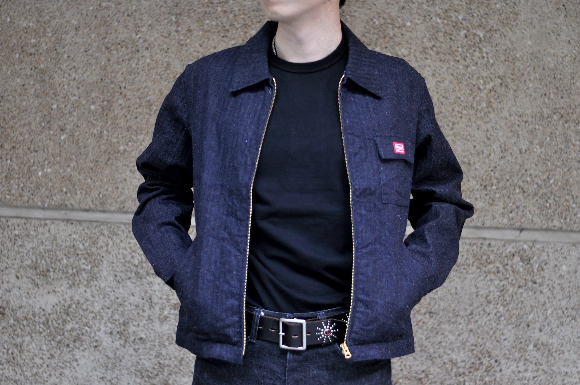 Samurai 12oz HBT "Motor Engineer" Worker Jacket (Indigo)