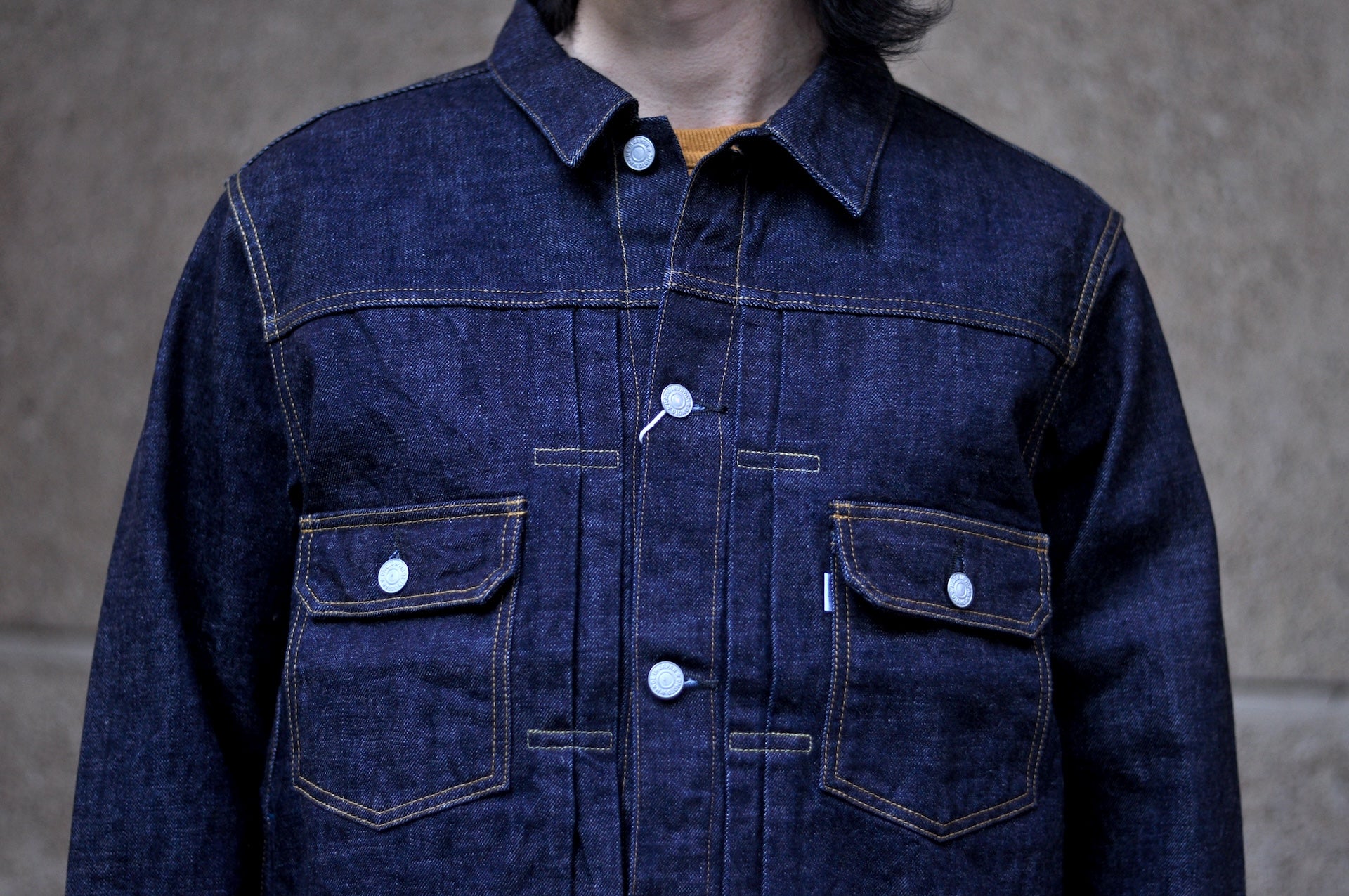 Omoto Denim 13.5oz Indigo Dyed “Ultimate-Comfort” Modified Type 2 Denim Jacket