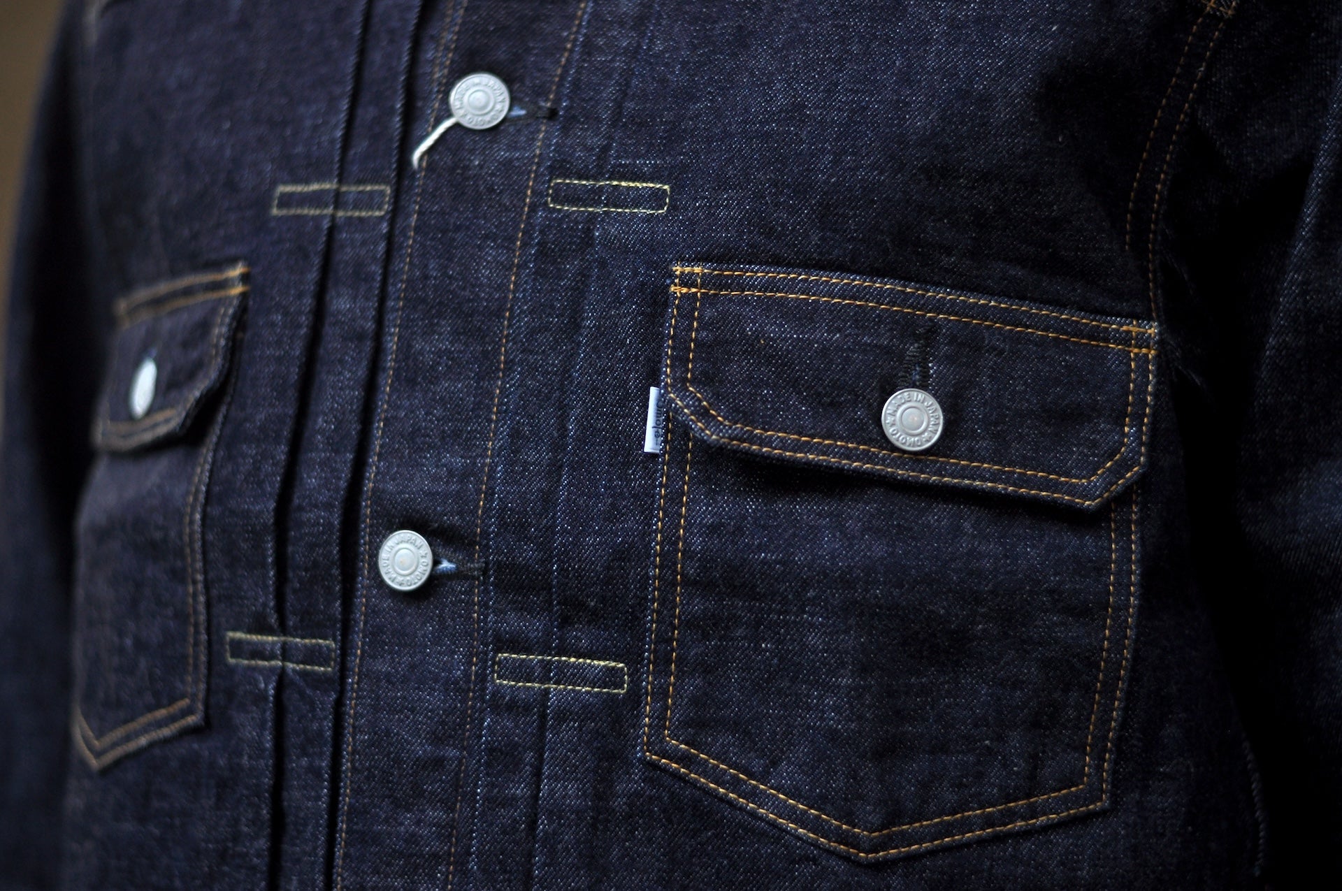 Omoto Denim 13.5oz Indigo Dyed “Ultimate-Comfort” Modified Type 2 Denim Jacket