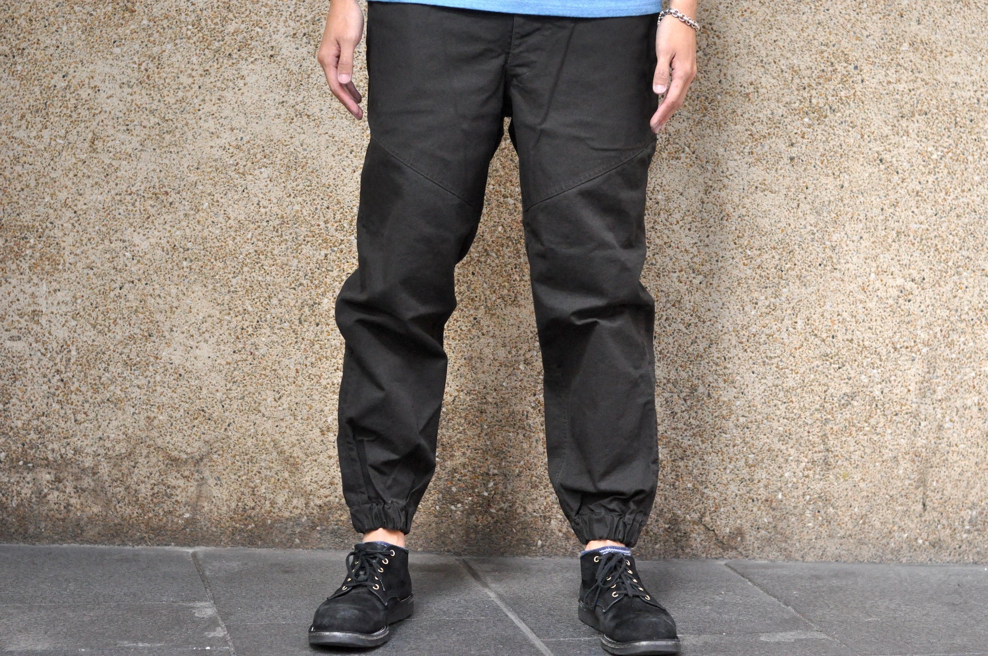 Freewheelers "Faller" Duck Canvas Trousers (Black)