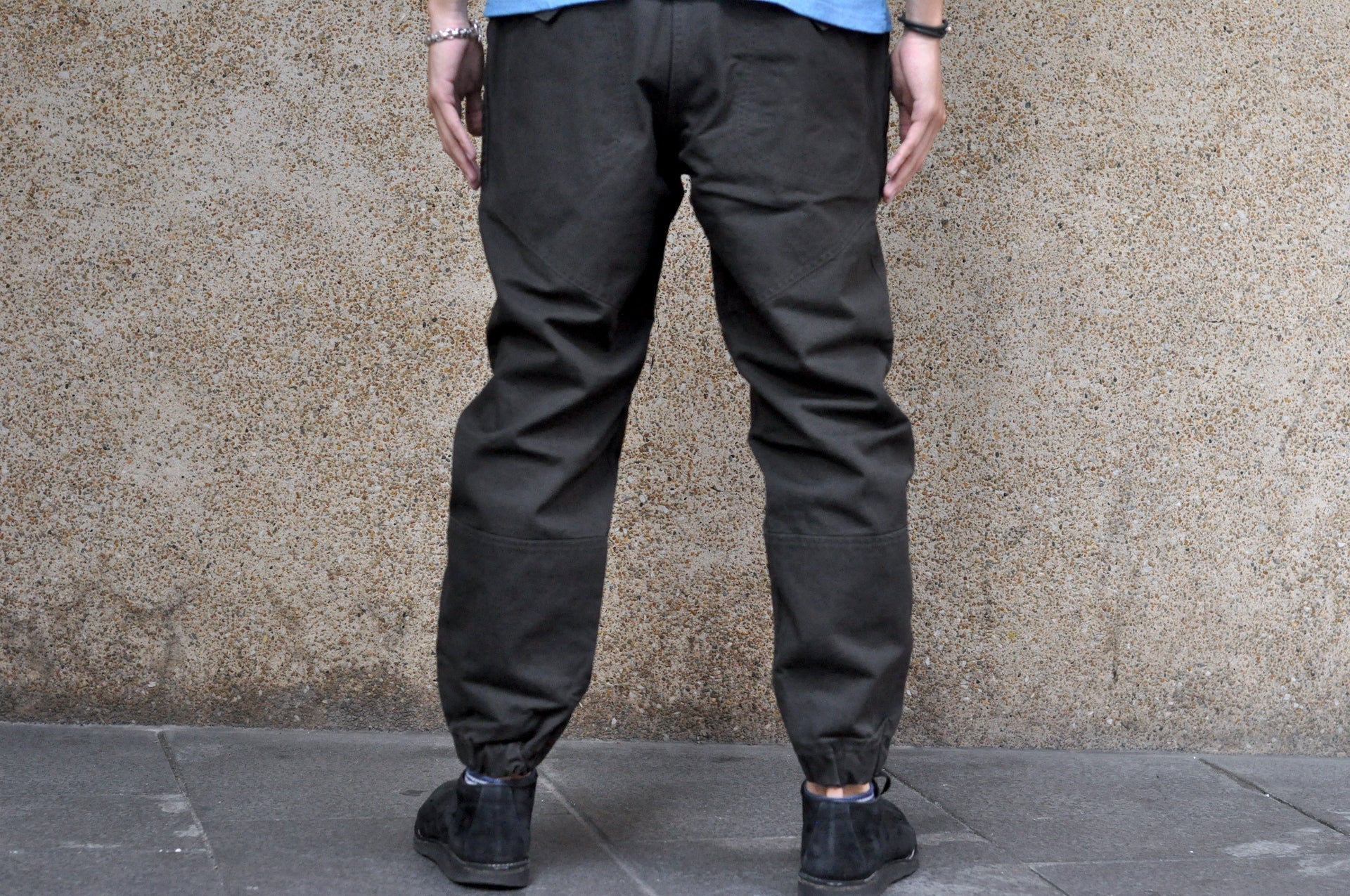 Freewheelers "Faller" Duck Canvas Trousers (Black)