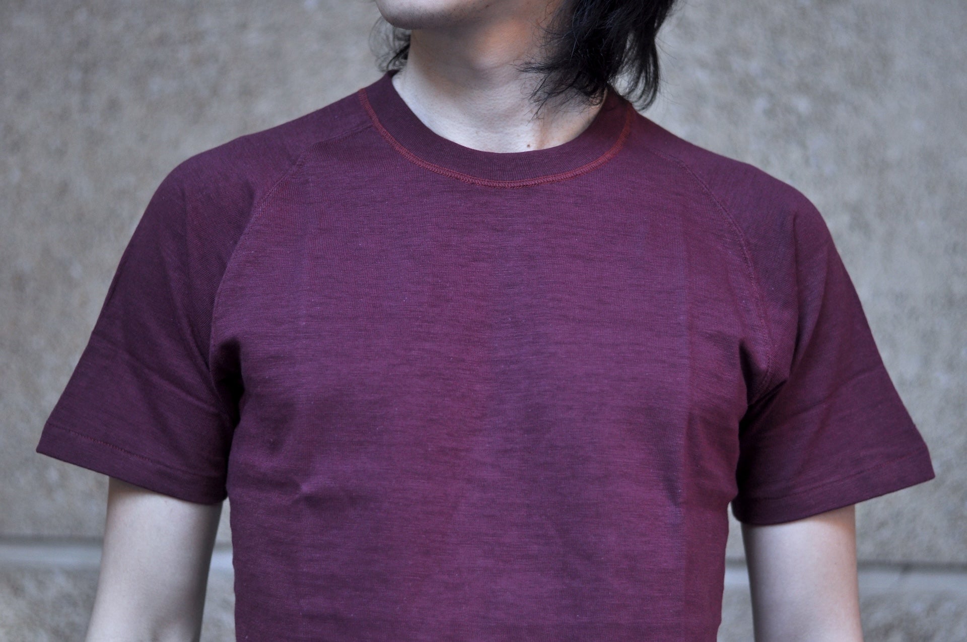 Warehouse 5.5oz "Bamboo Textured" Freedom Tee (Burgundy)