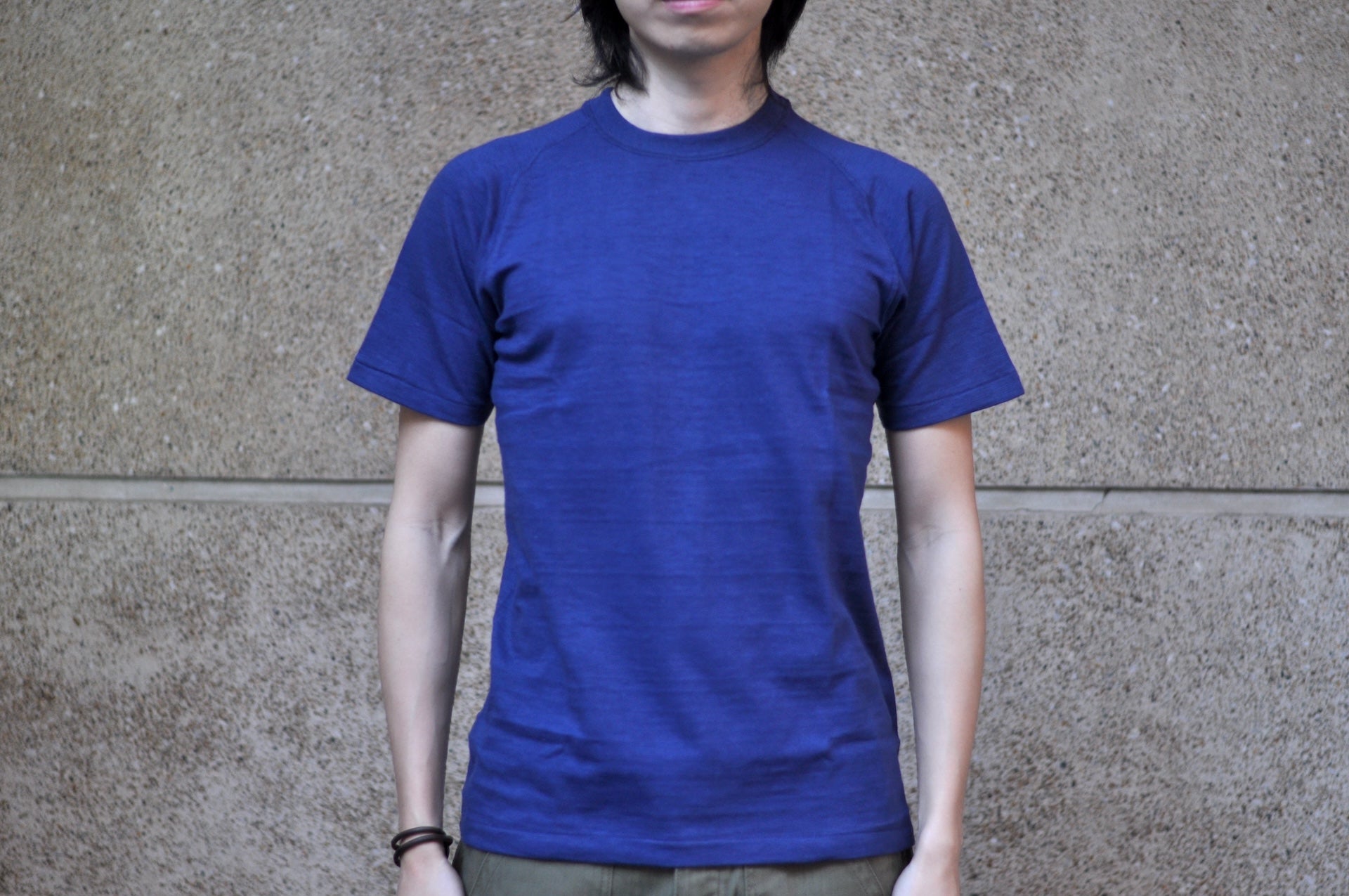 Warehouse 5.5oz "Bamboo Textured" Freedom Tee (Navy)