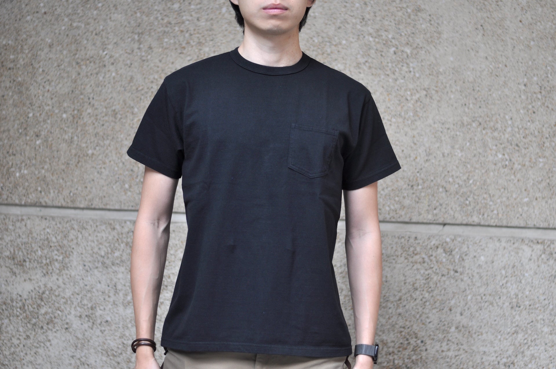 Samurai 8.5oz "Snake Slayer" Loopwheeled Pocket Tee (Black)