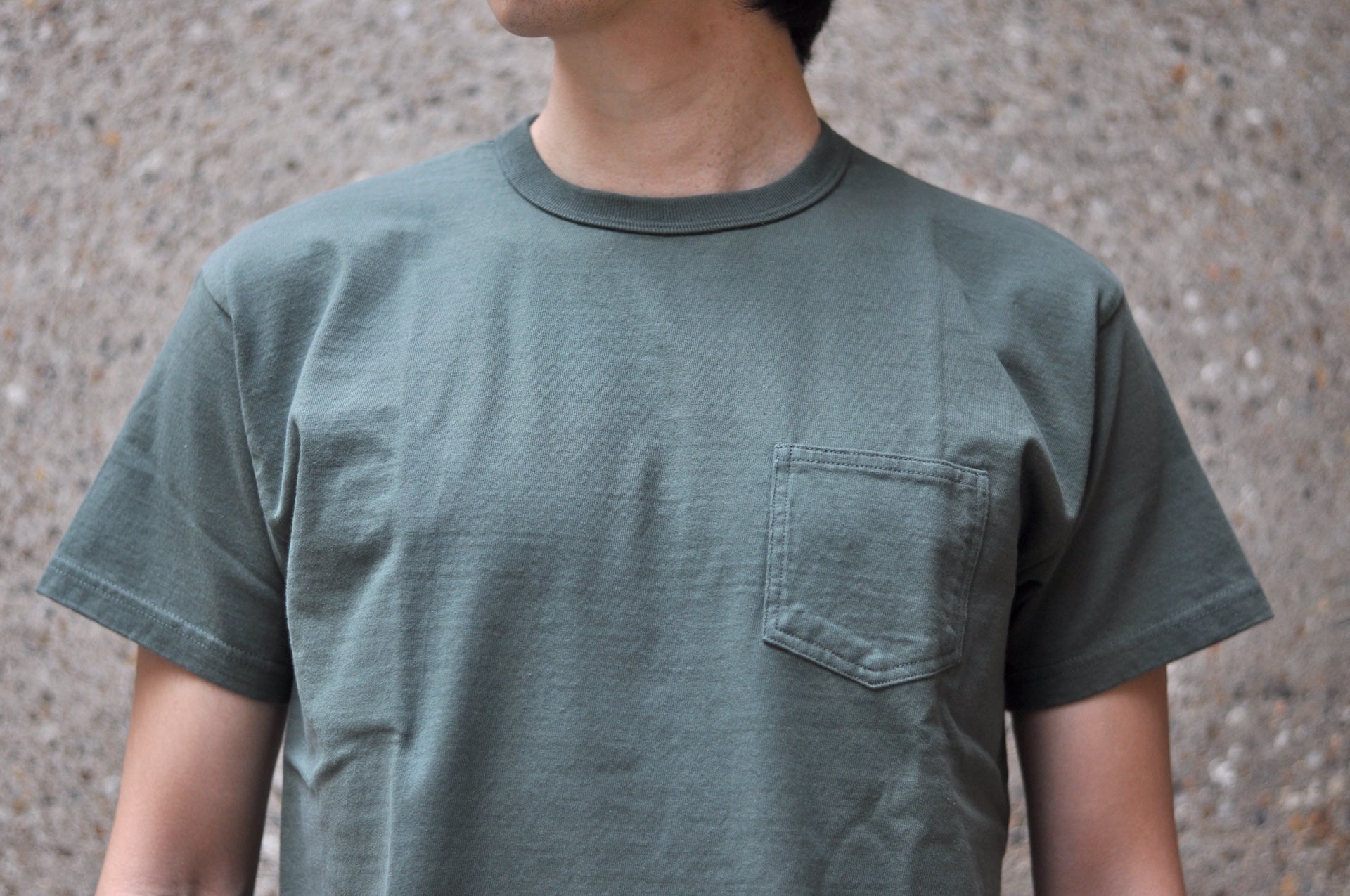 Samurai 8.5oz "Snake Slayer" Loopwheeled Pocket Tee (Moss Green)