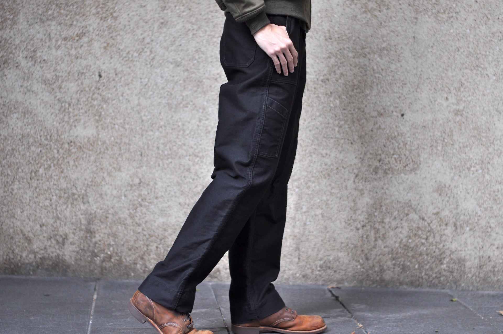 Freewheelers "USAF Air Crew" Heavyweight Jungle Cloth Utility Trousers (Navy)