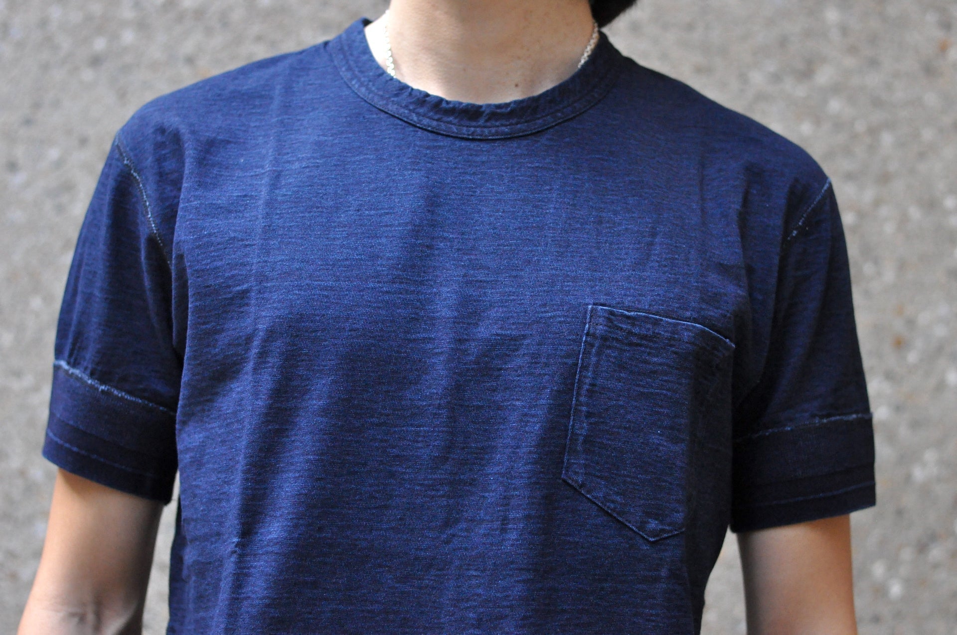 Pure Blue Japan 6.5oz "Signature" Pocket Tee (Grand Indigo)