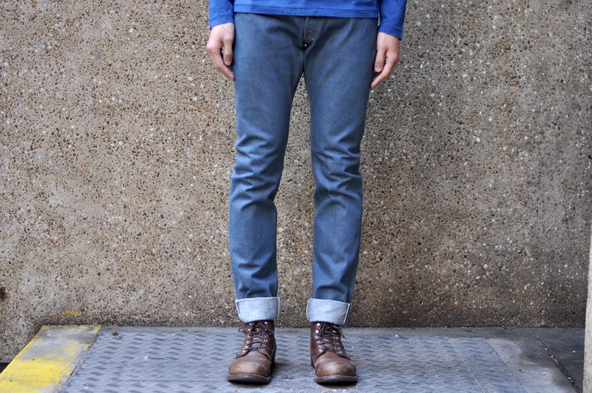 Pure Blue Japan 14oz "Smoky Blue" SMBL-019 Denim (Relaxed Tapered fit)