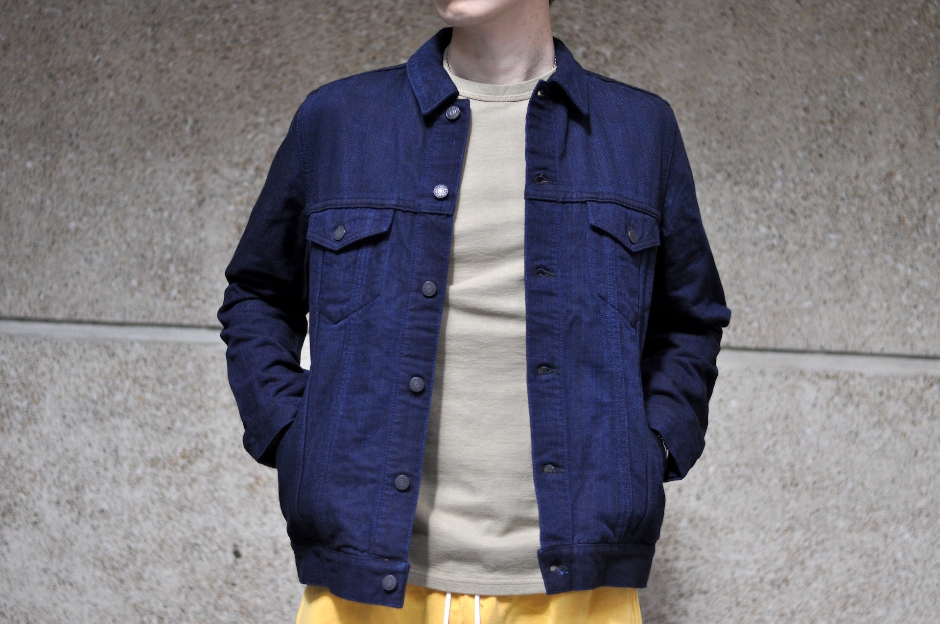 Pure Blue Japan Indigo Dyed "Double Face" Type 3 Denim Jacket