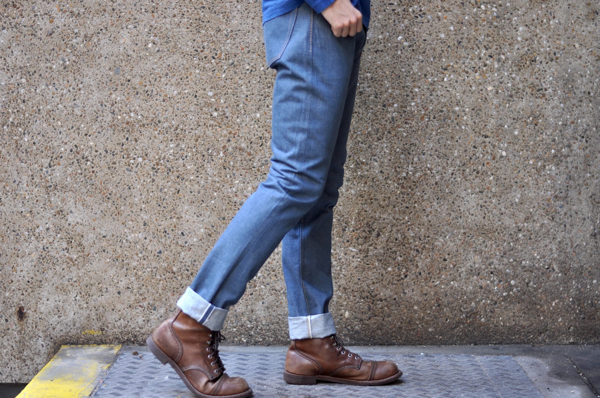 Pure Blue Japan 14oz "Smoky Blue" SMBL-019 Denim (Relaxed Tapered fit)