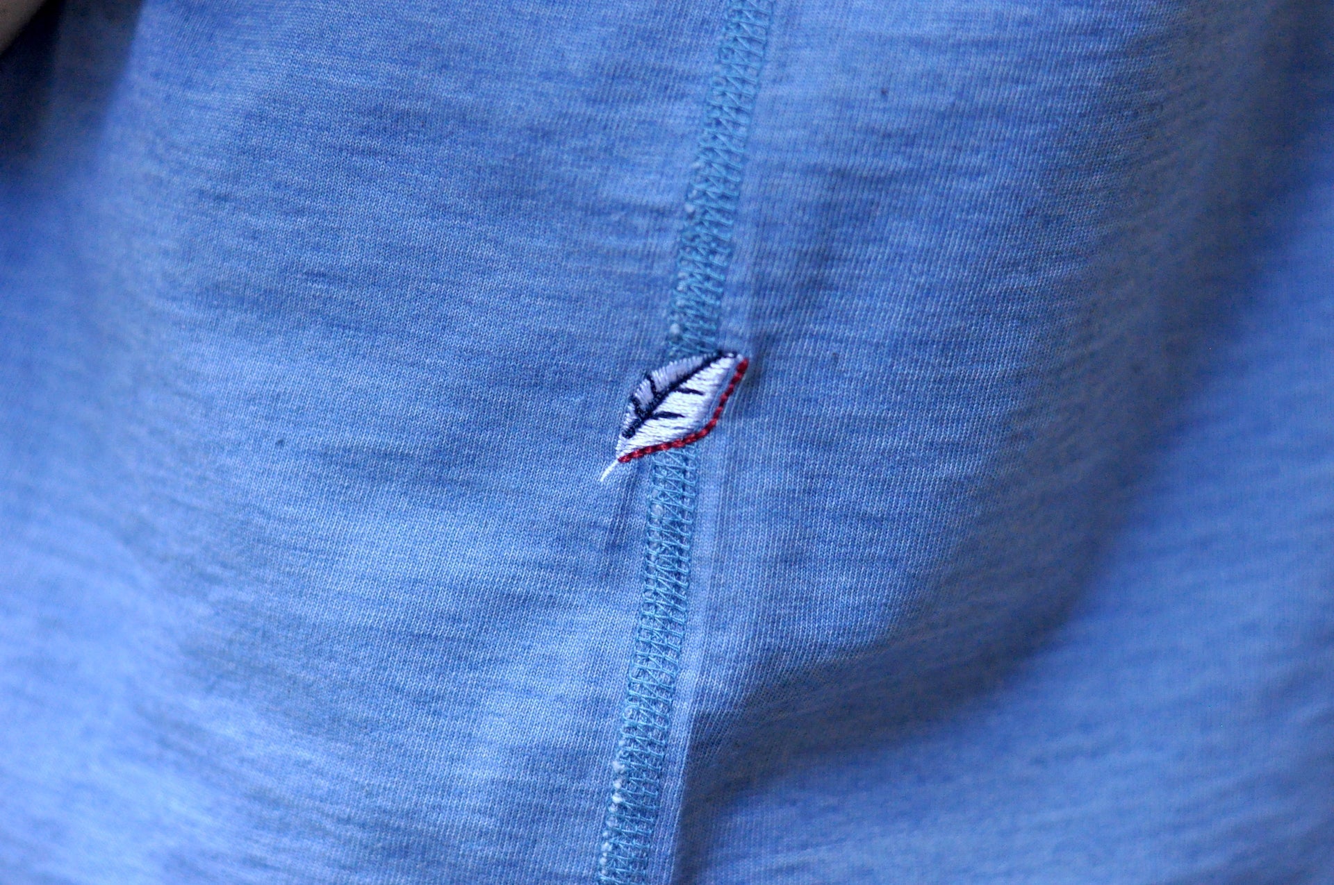 Pure Blue Japan 6.5oz "Signature" Indigo Dyed Pocket Tee (Icy Indigo)