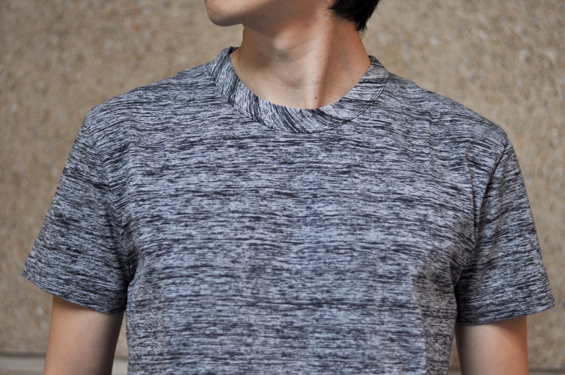 Pure Blue Japan 6.5oz "Kasuri-Dyed" Tee (Black)