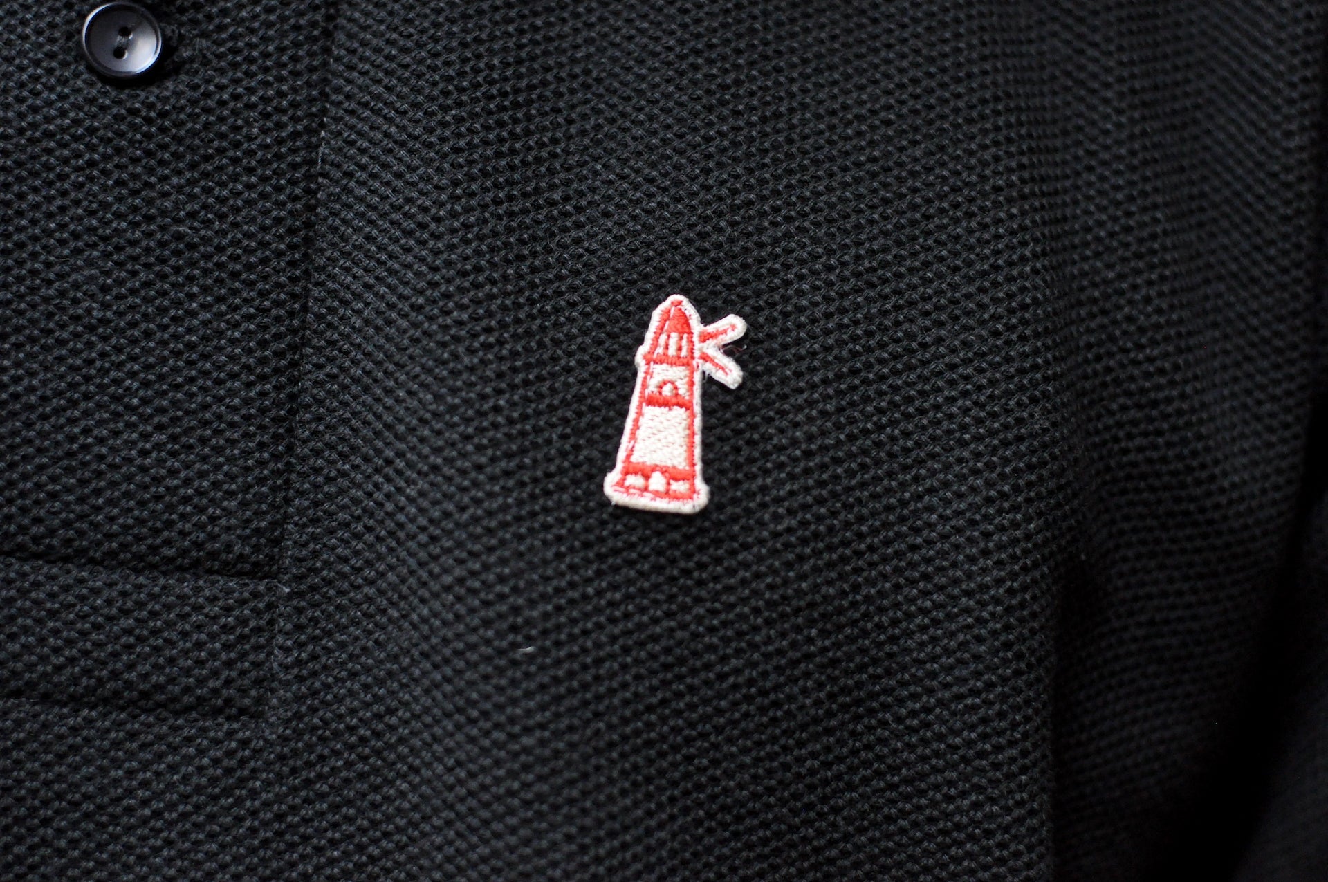 Boncoura Heavyweight Polo Shirt (Black)