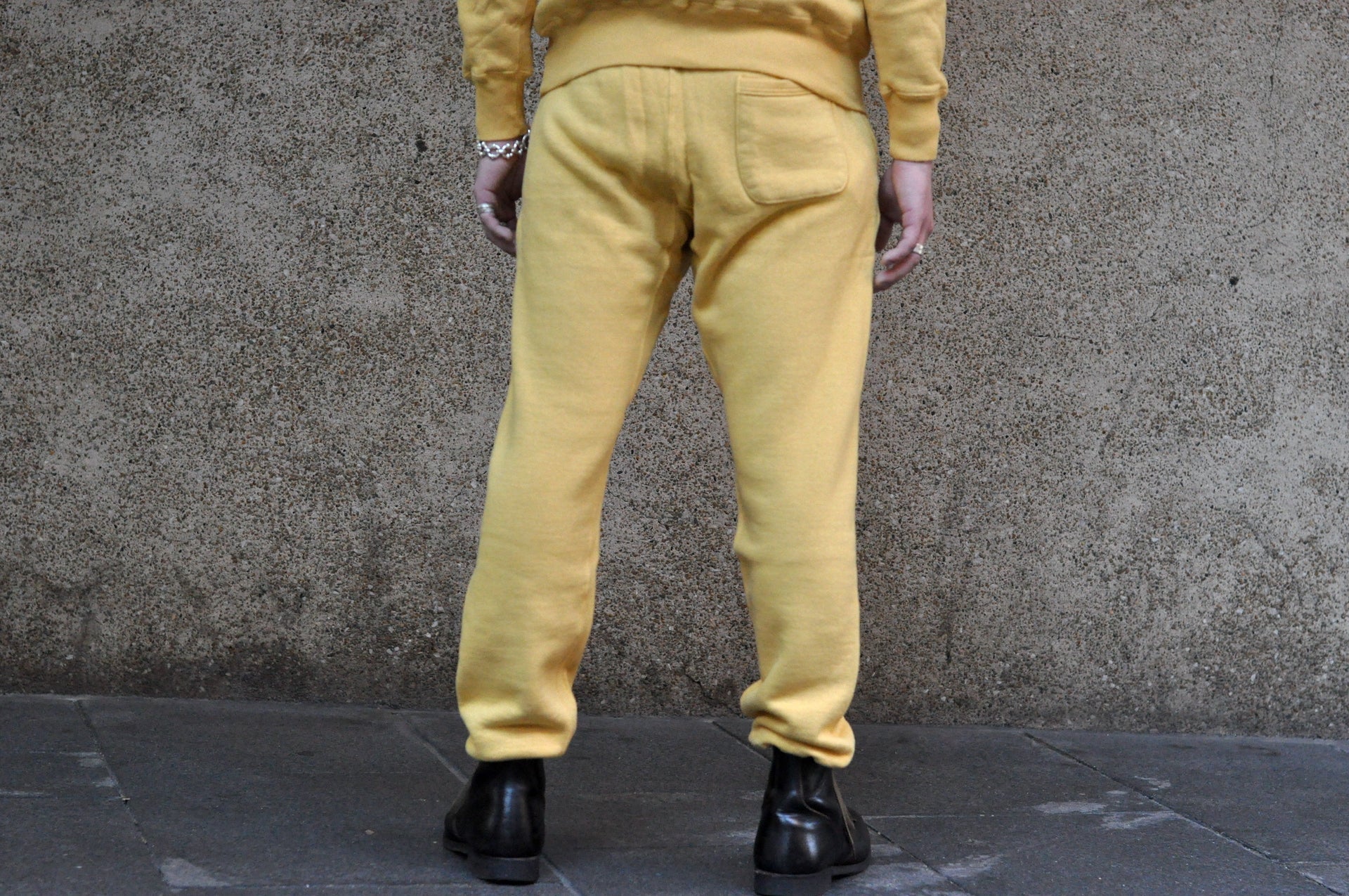 Dubble Works 11oz "Tsuri-ami" Loopwheeled Sweatpants (Citrus Yellow)