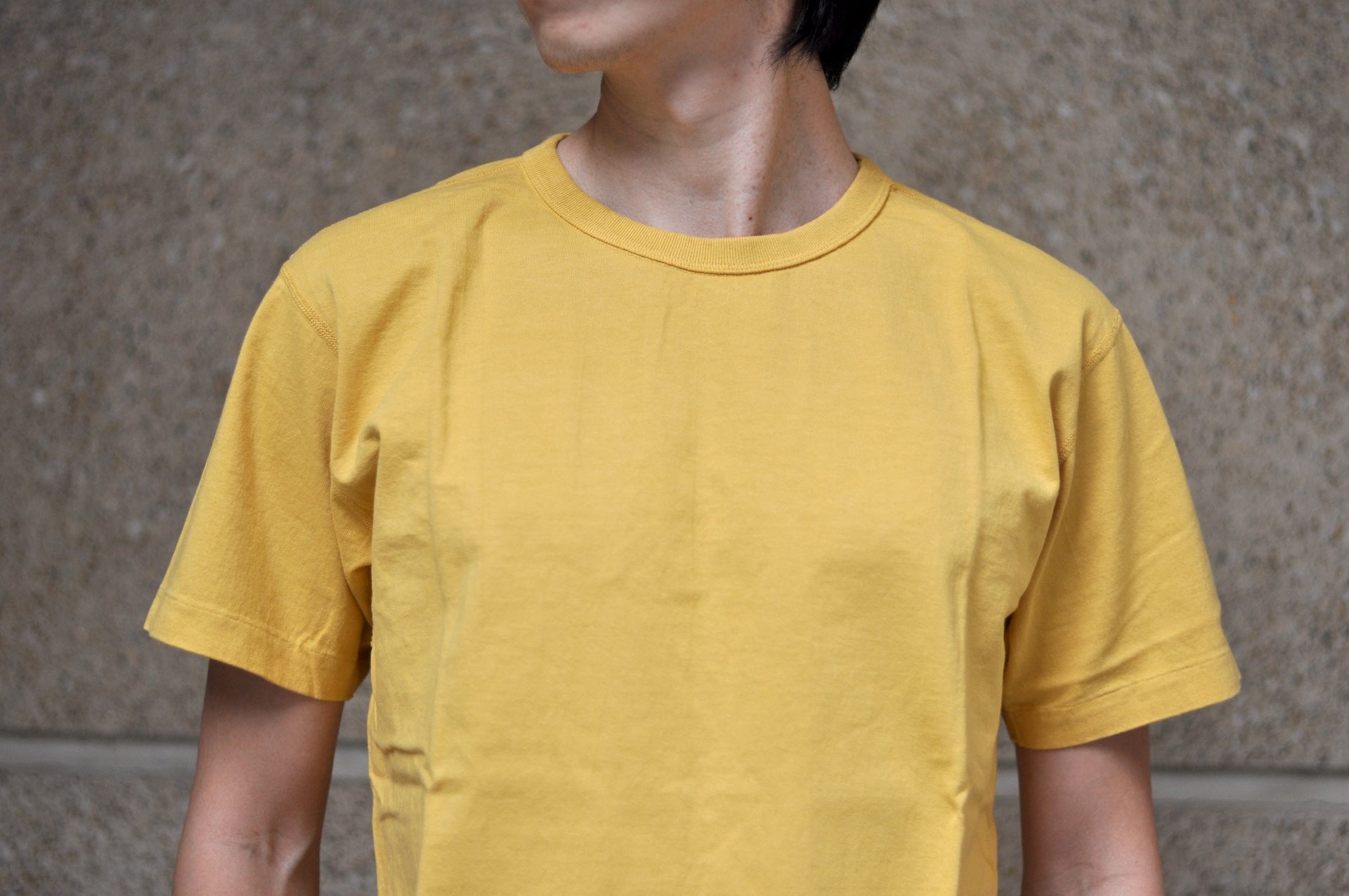 Studio D'Artisan 7.2oz "American Dry Jersey" Loopwheeled Tee (Yellow)