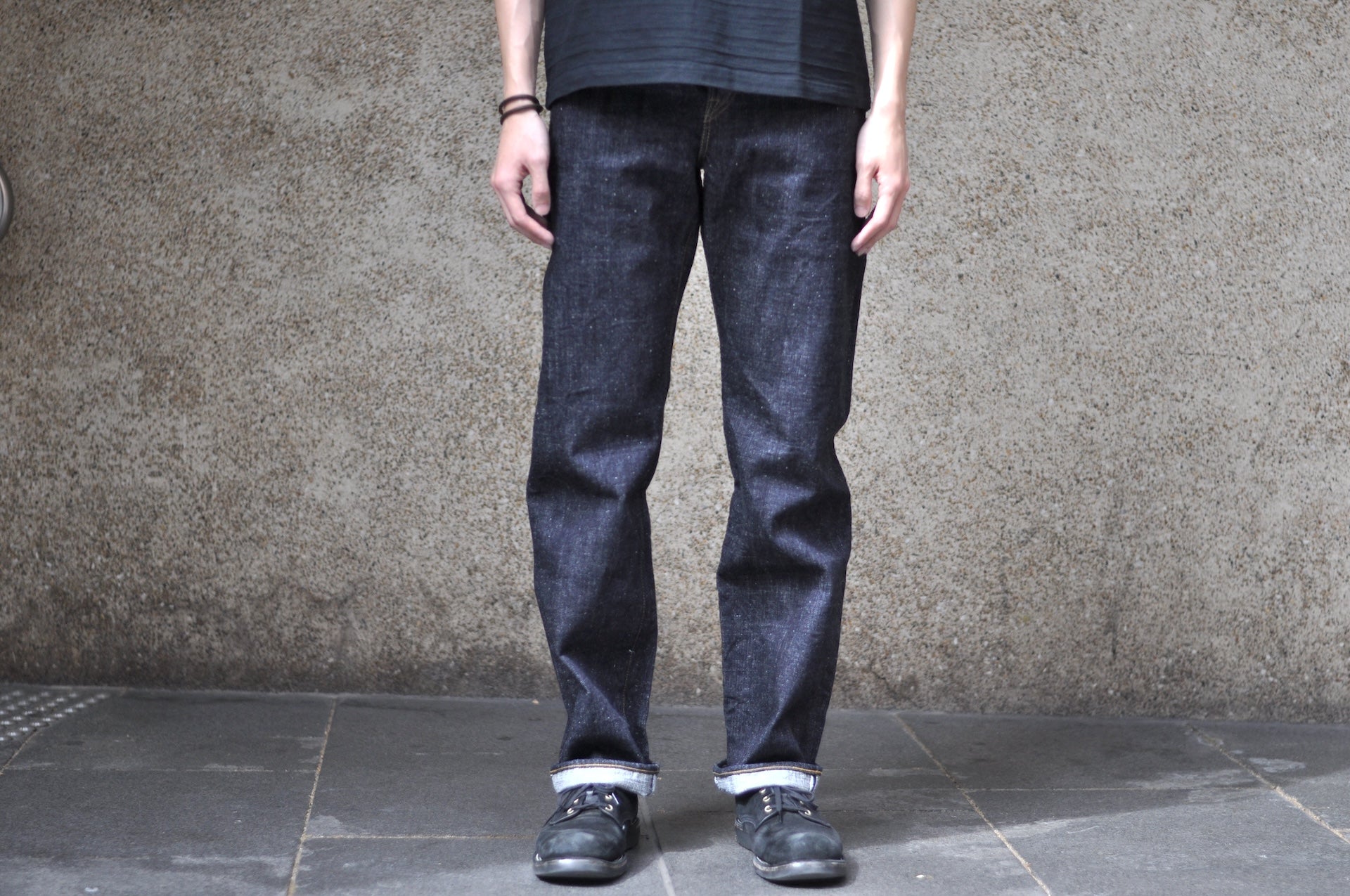 Omoto Denim 15.5oz Indigo Dyed “Neo-Slub” 0811 Denim (Loose fit)
