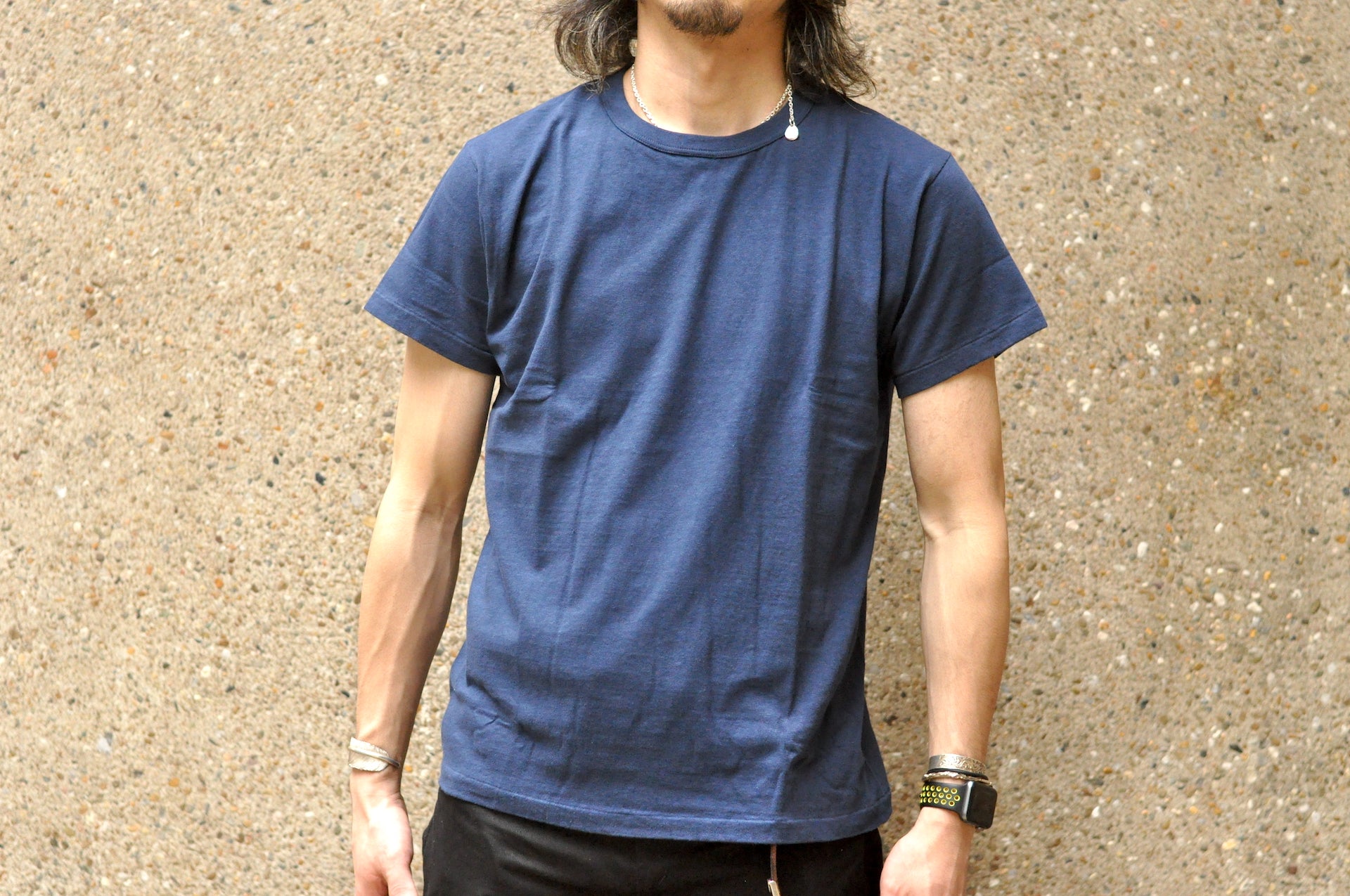 Samurai 6oz Super Slow Loopwheeled Tee (Navy)