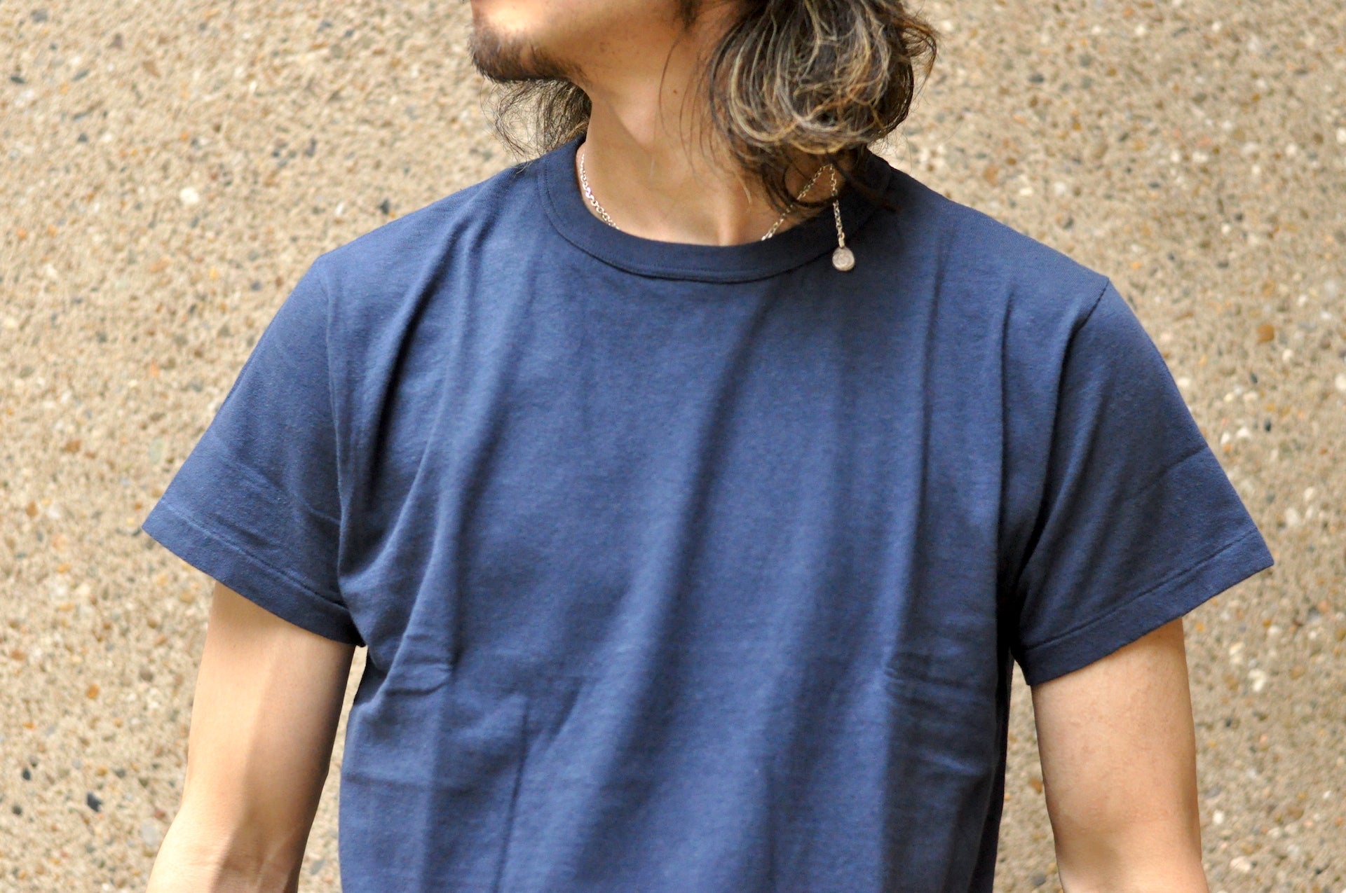 Samurai 6oz Super Slow Loopwheeled Tee (Navy)