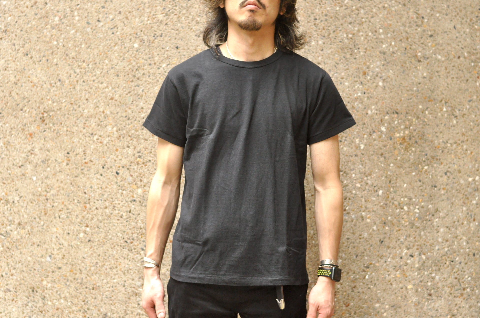 Samurai 6oz Super Slow Loopwheeled Tee (Black)