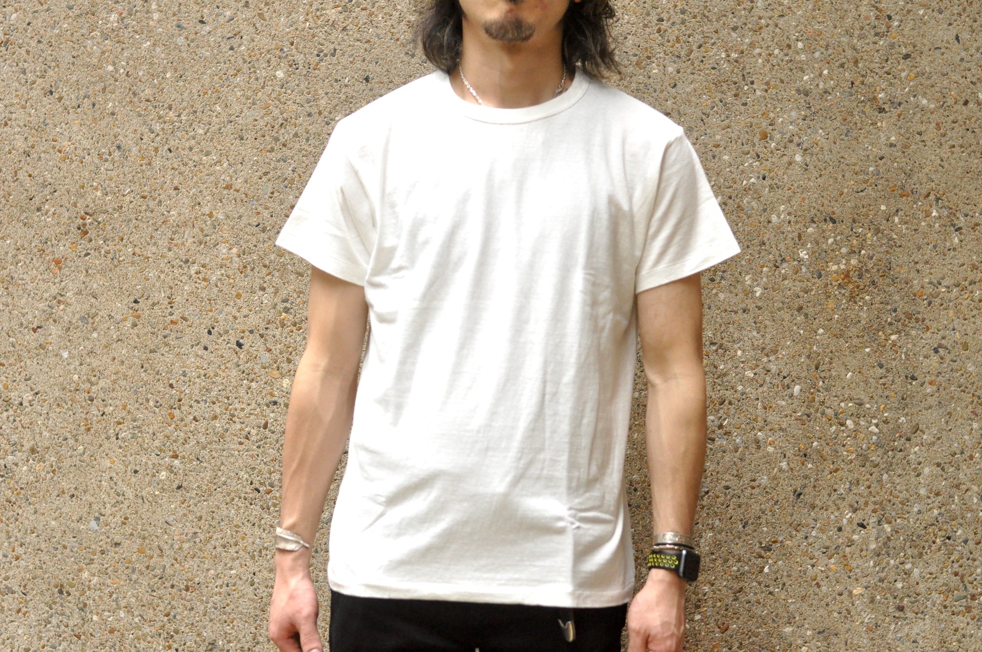 Samurai 6oz Super Slow Loopwheeled Tee (White)