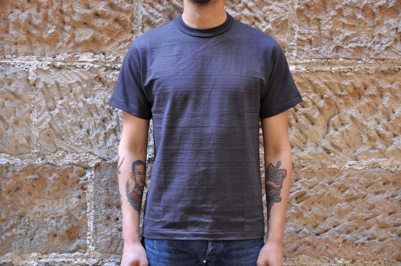 Warehouse 5.5oz "Bamboo Textured" Plain Tee (Black)