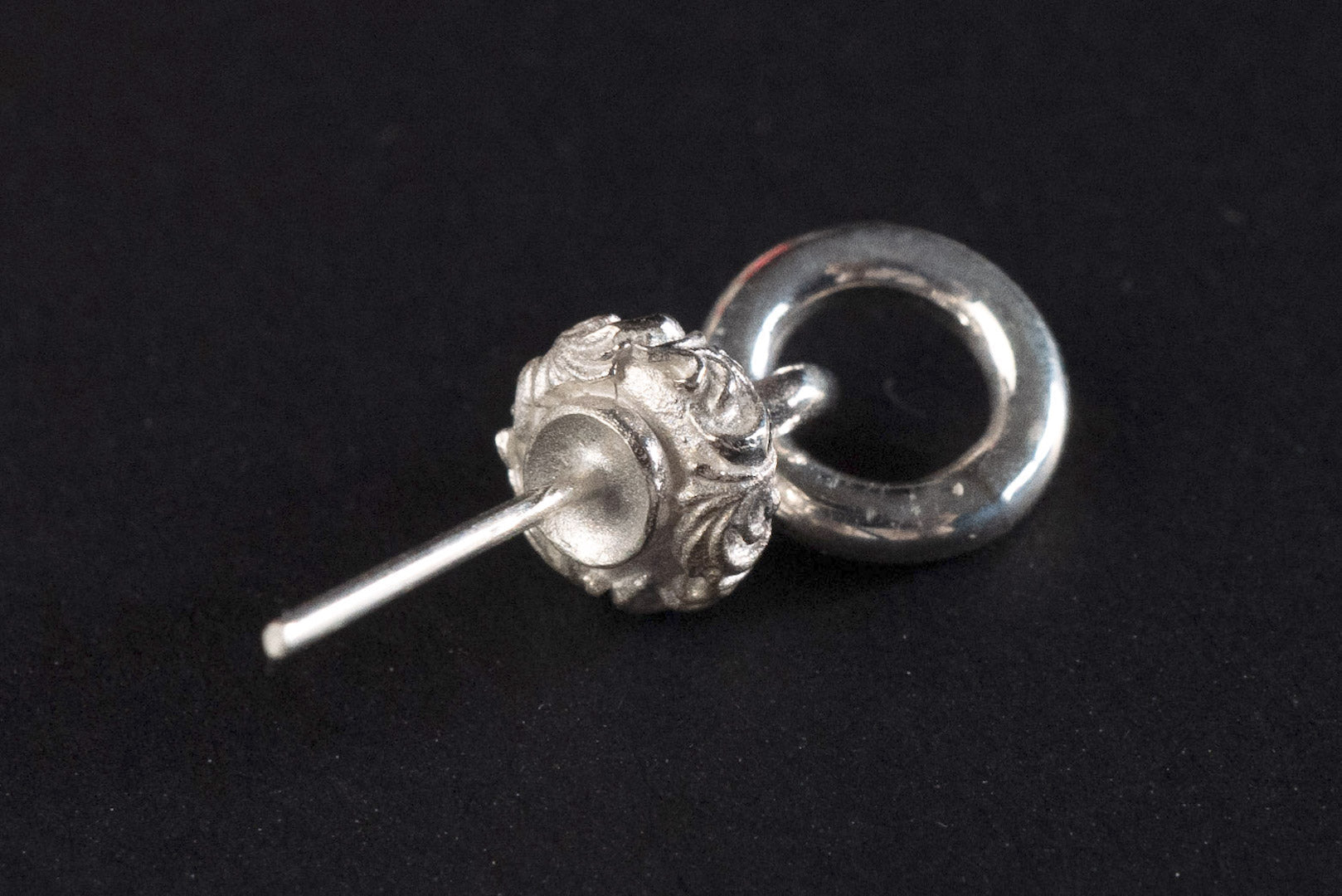 Legend Silver "Flora" Hoop Earring (JE-13)