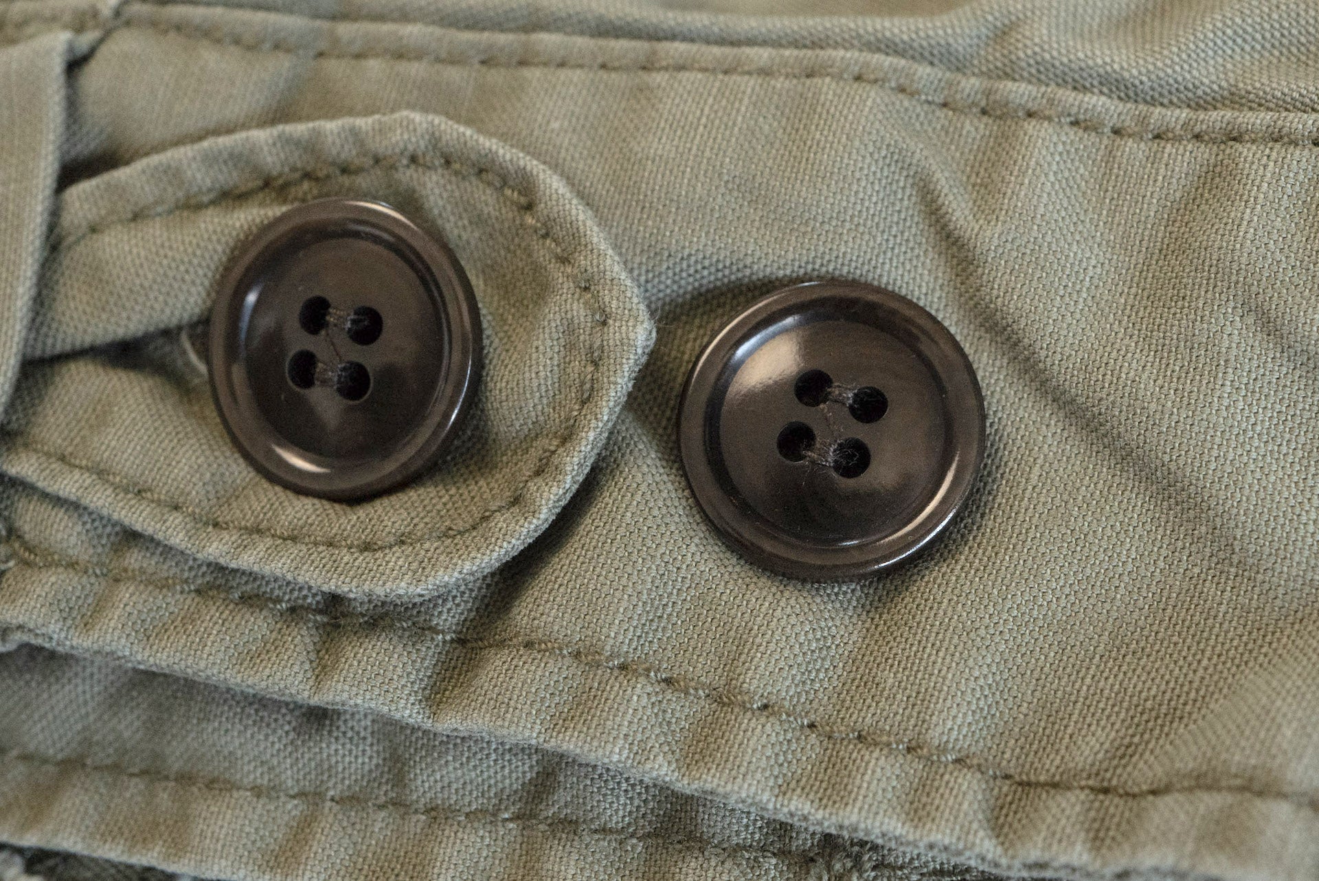 Maru Sankaku Peke by SDA "Tsugihagi" Fish Tail Military Parka