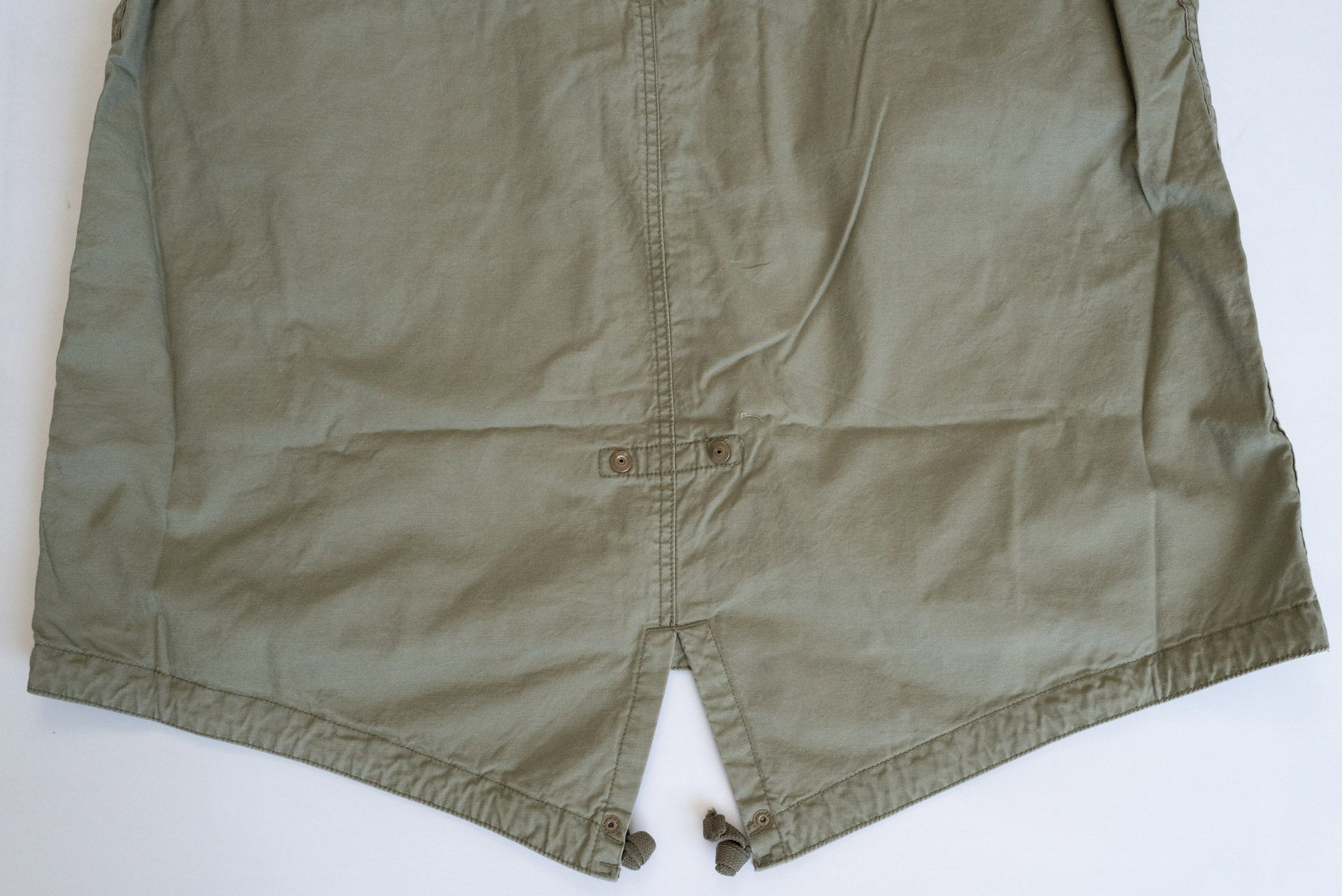 Maru Sankaku Peke by SDA "Tsugihagi" Fish Tail Military Parka