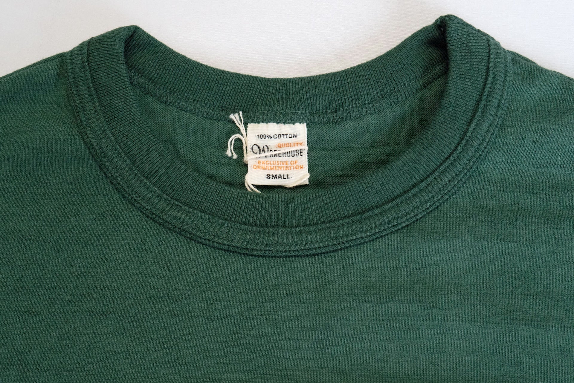 Warehouse 5.5oz "Bamboo Textured" Pocket Tee (Dark Green)