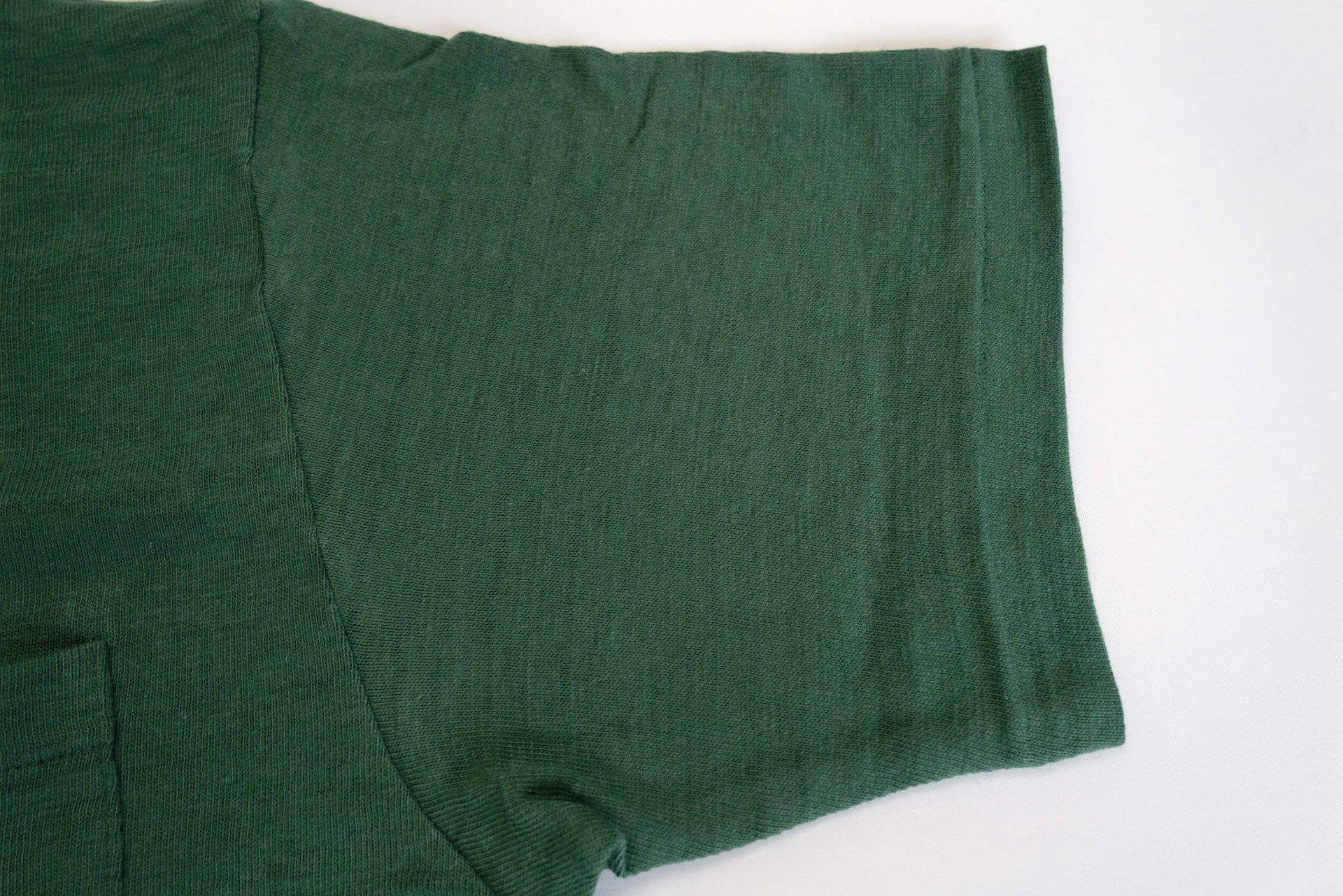 Warehouse 5.5oz "Bamboo Textured" Pocket Tee (Dark Green)