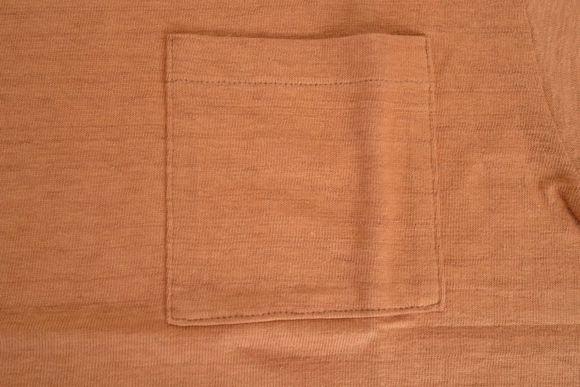 Warehouse 5.5oz "Bamboo Textured" Pocket Tee (Dark Orange)