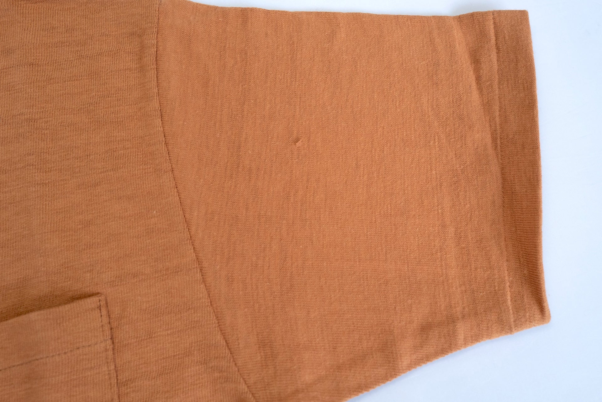 Warehouse 5.5oz "Bamboo Textured" Pocket Tee (Dark Orange)