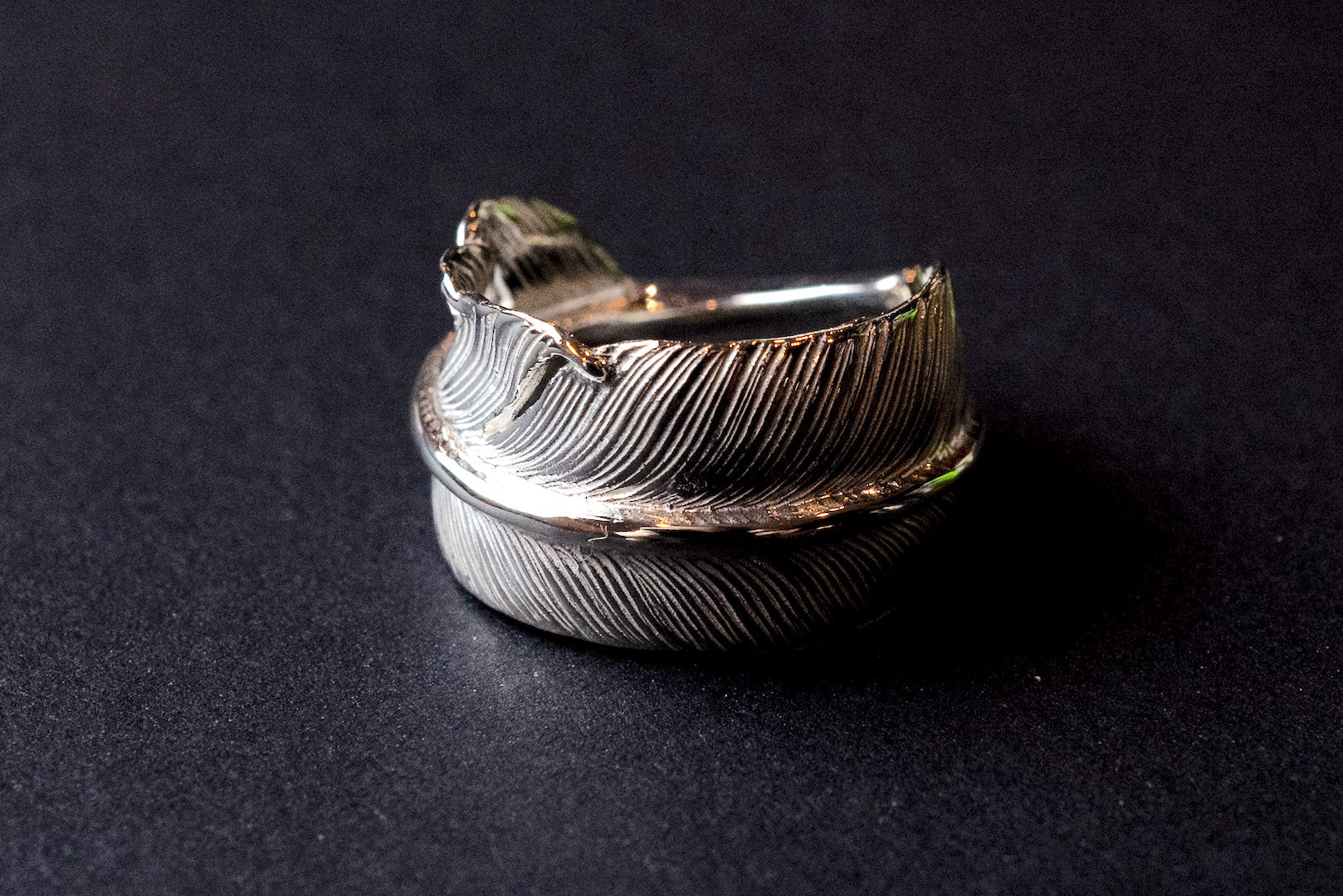 First Arrow's Large Feather Ring (R-015)