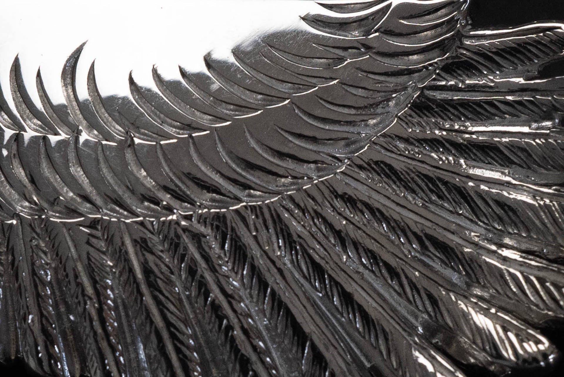 First Arrow's Medium Eagle Pendants with 18K Gold Head & Heart (P-509)