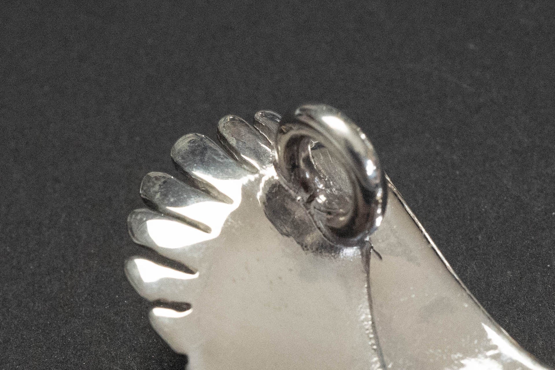 First Arrow's Large Eagle Pendants with 18K Gold Head & Heart (P-400)