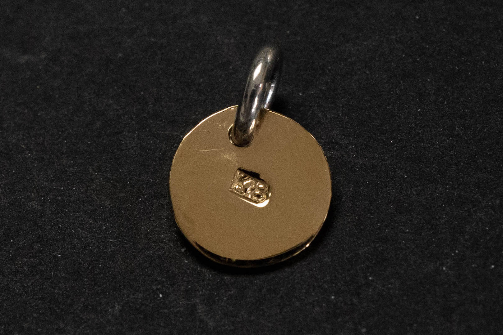 First Arrow's 18K Gold "Sunburst" Medal Mini Pendant (P-227)