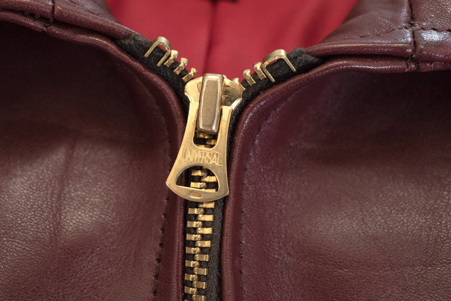 The Flat Head Horsehide 40s Single Sport Jacket (Wine Tea-cored)