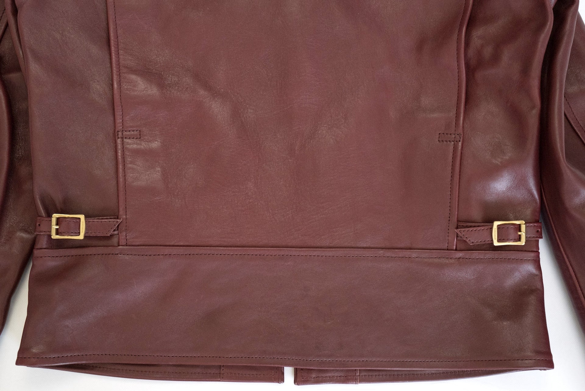 The Flat Head Horsehide 40s Single Sport Jacket (Wine Tea-cored)