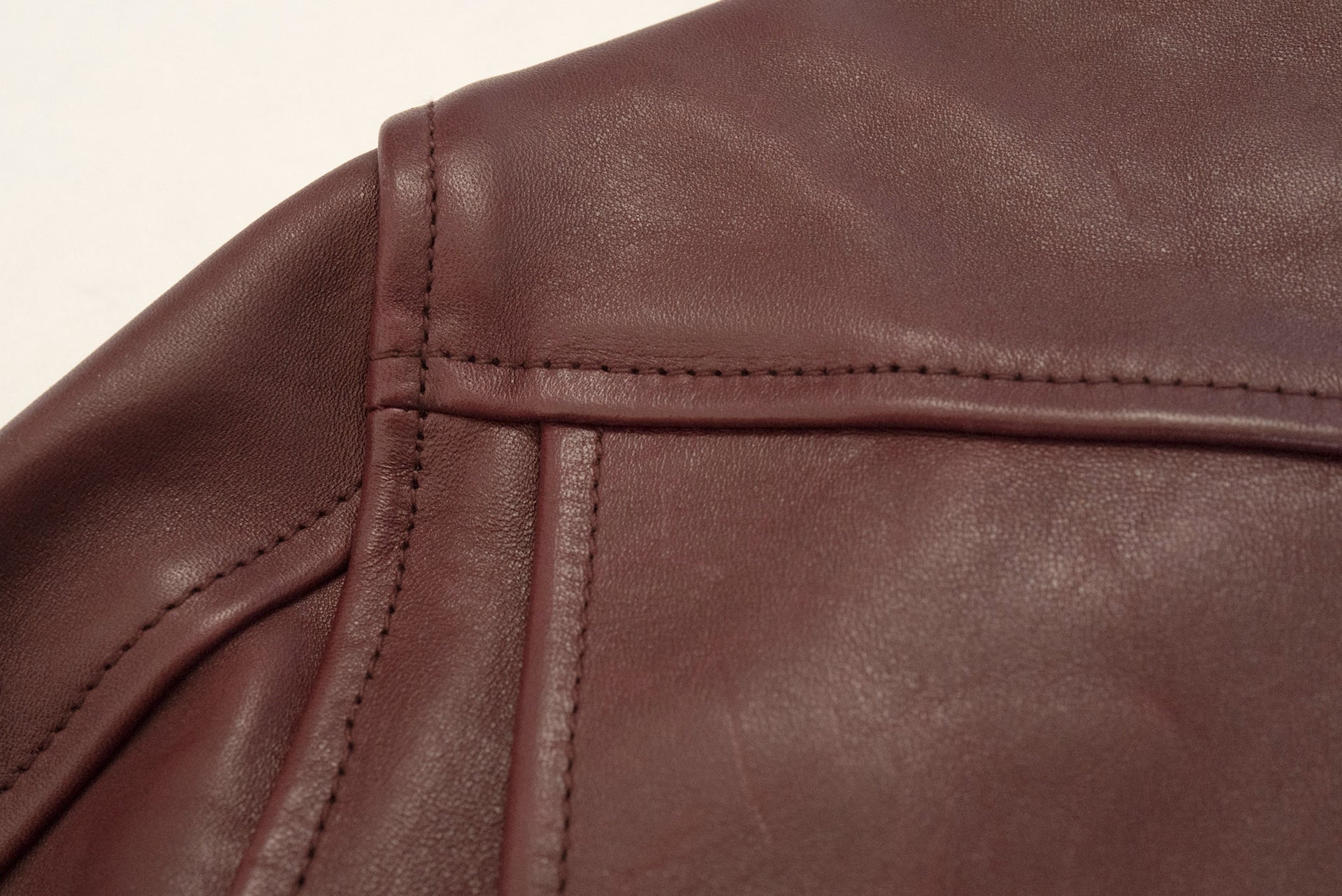 The Flat Head Horsehide 40s Single Sport Jacket (Wine Tea-cored)