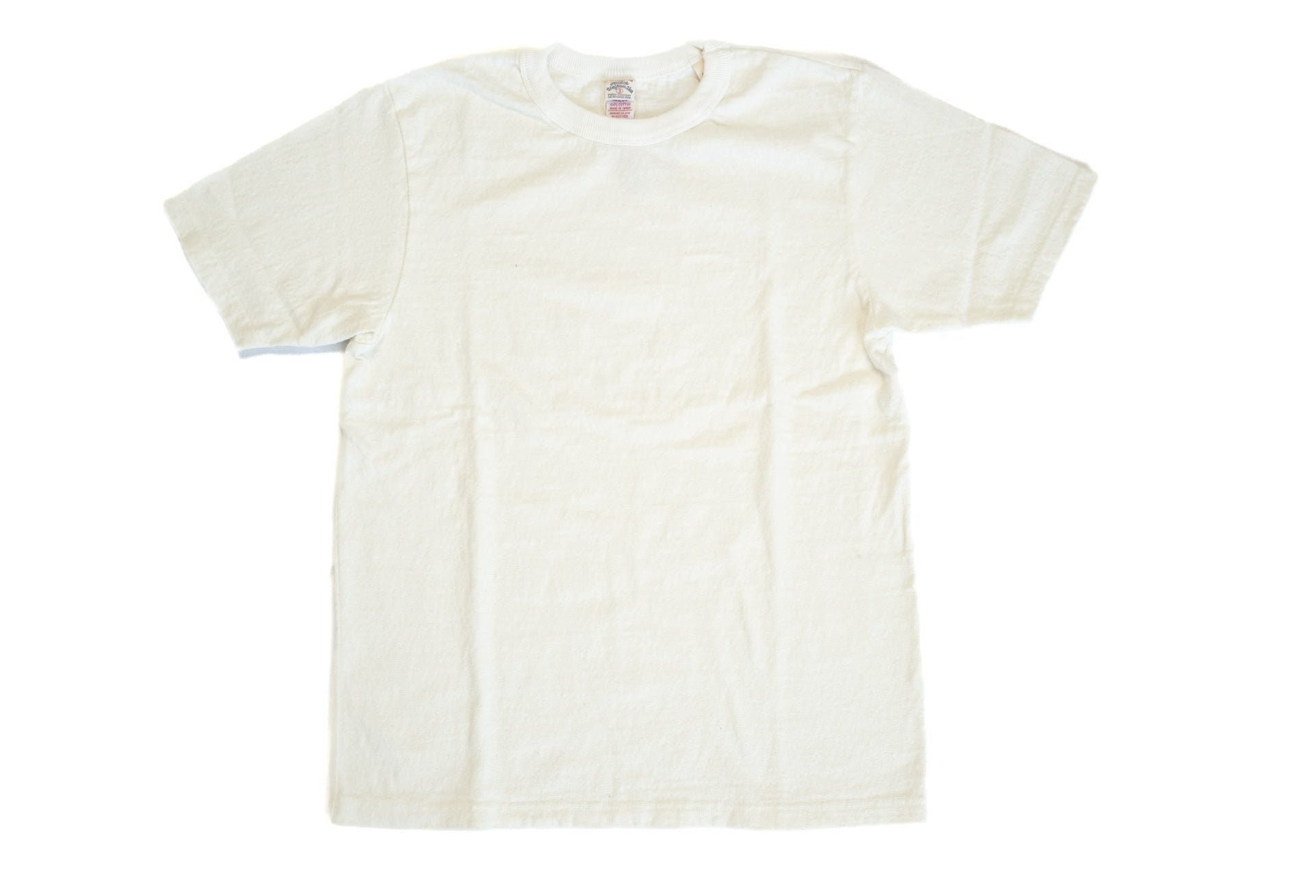 UES 9.5oz "NO.8 Slub Nep" Heavyweight Plain Tee (Natural)