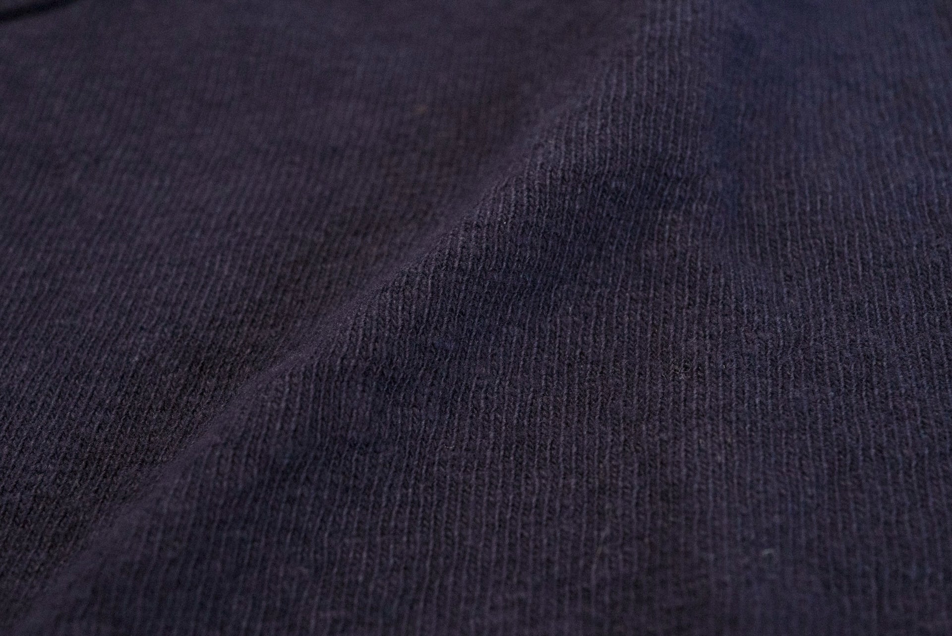 UES 9.5oz "NO.8 Slub Nep" Heavyweight Plain Tee (Eggplant Navy)