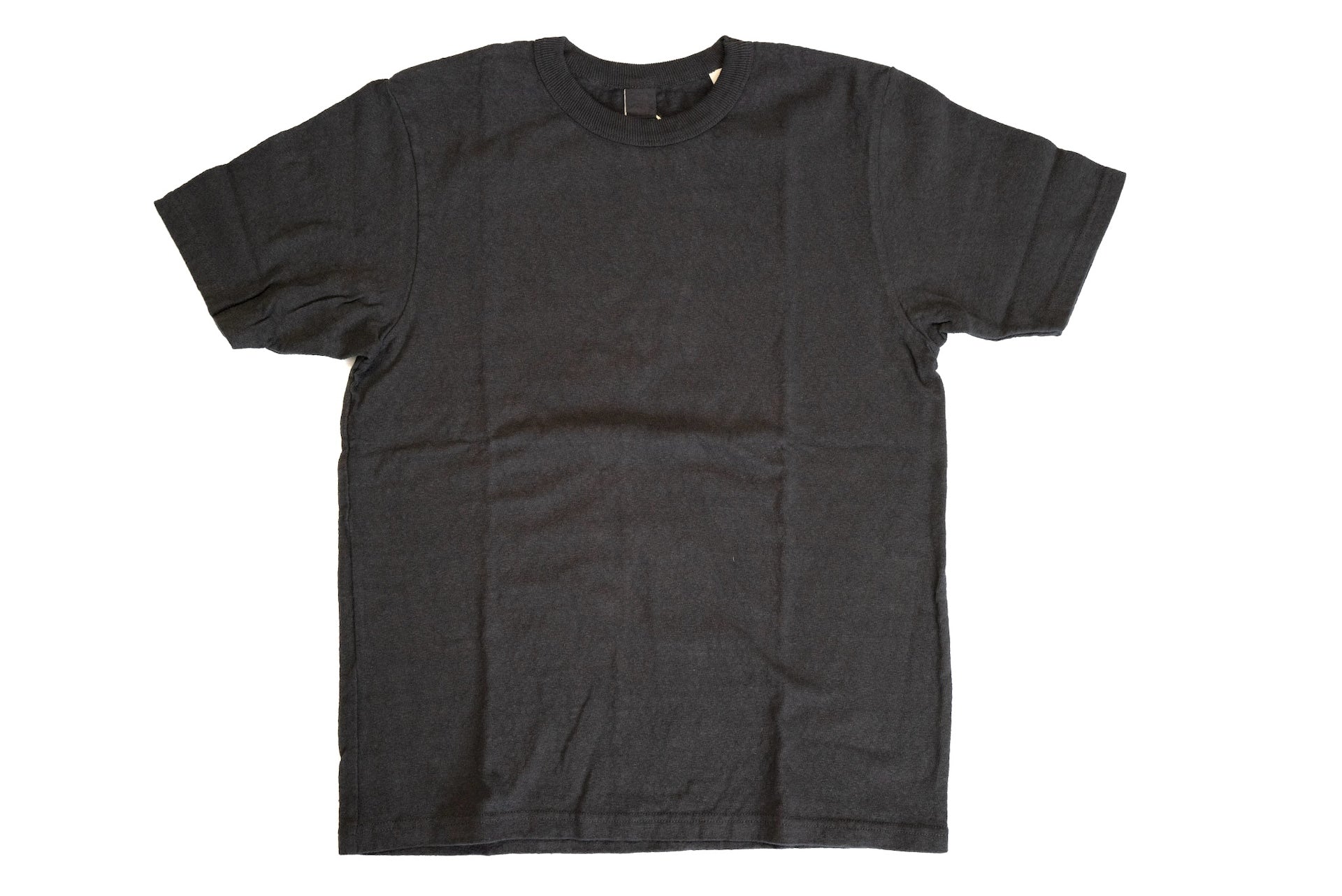 UES 9.5oz "NO.8 Slub Nep" Heavyweight Plain Tee (Sumi Black)