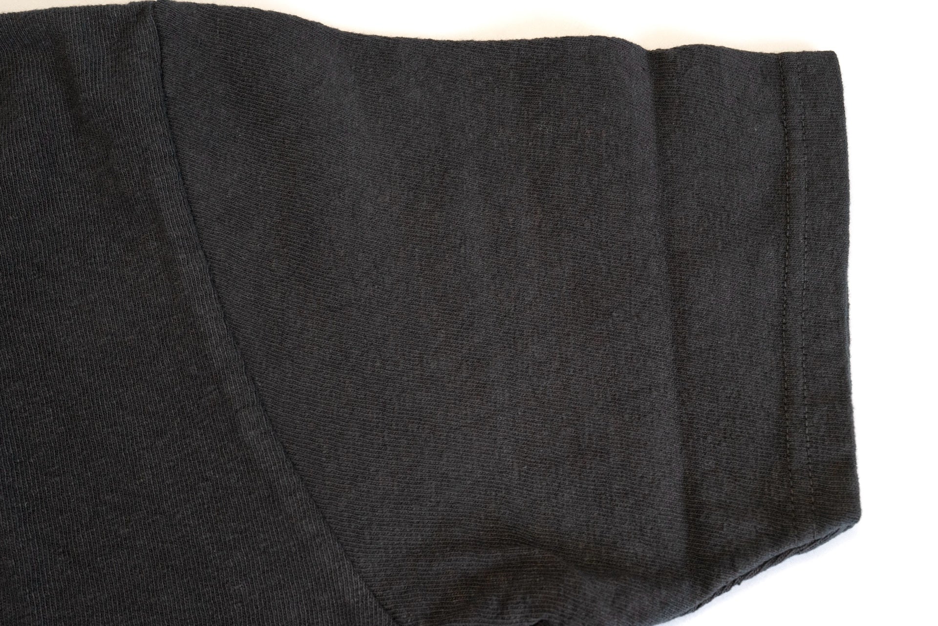 UES 9.5oz "NO.8 Slub Nep" Heavyweight Plain Tee (Sumi Black)