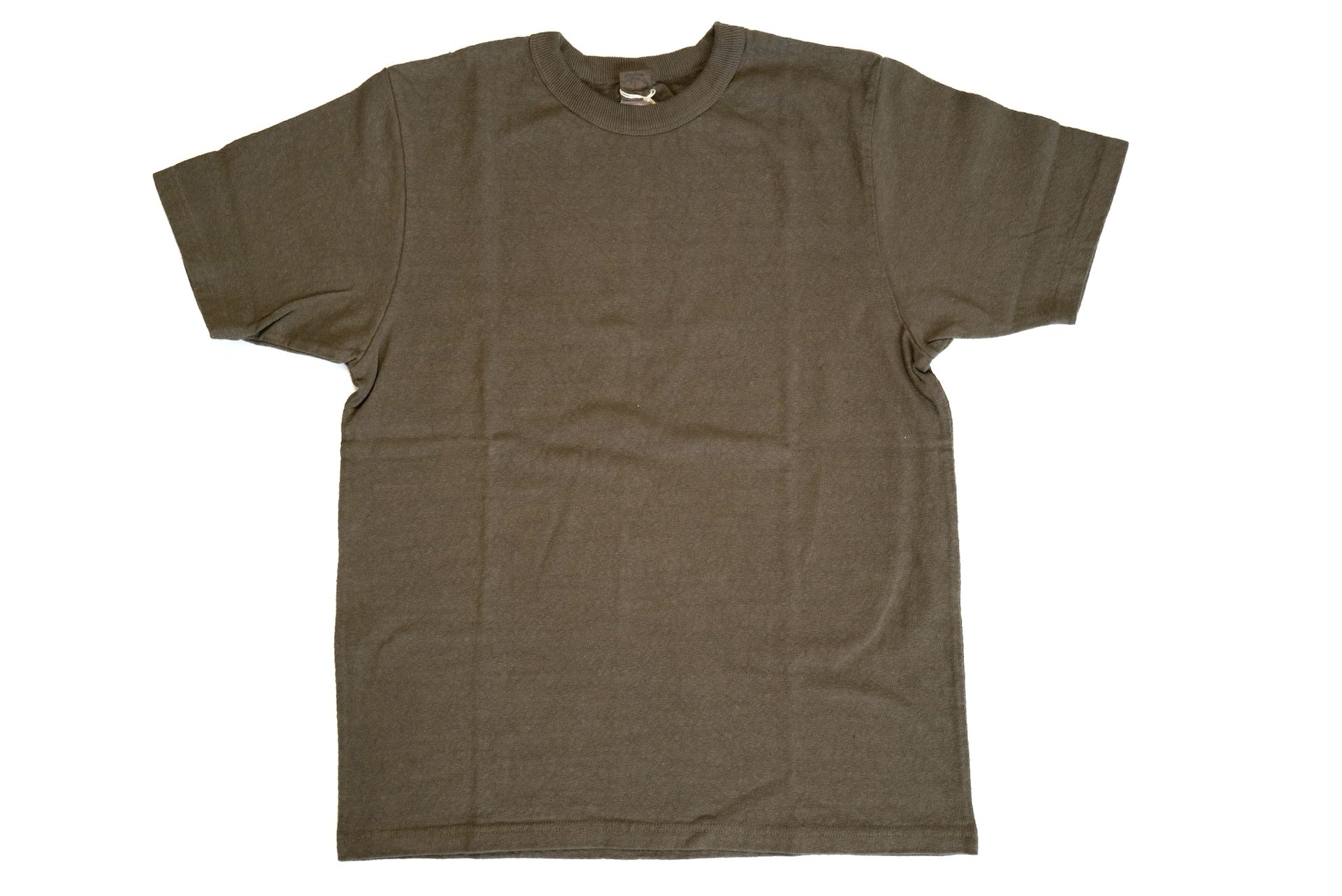 UES 9.5oz "NO.8 Slub Nep" Heavyweight Plain Tee (Vintage Olive)