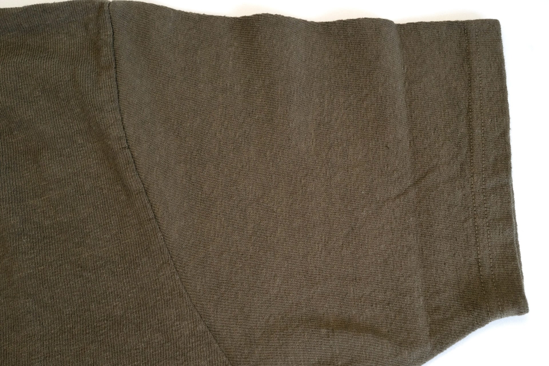 UES 9.5oz "NO.8 Slub Nep" Heavyweight Plain Tee (Vintage Olive)