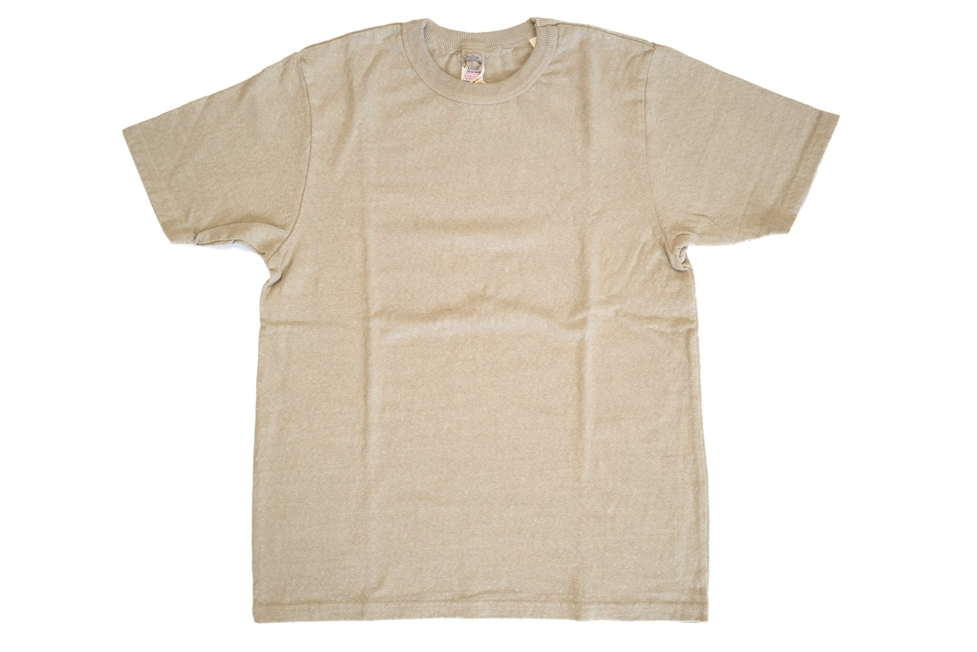 UES 9.5oz "NO.8 Slub Nep" Heavyweight Plain Tee (Sand Beige)